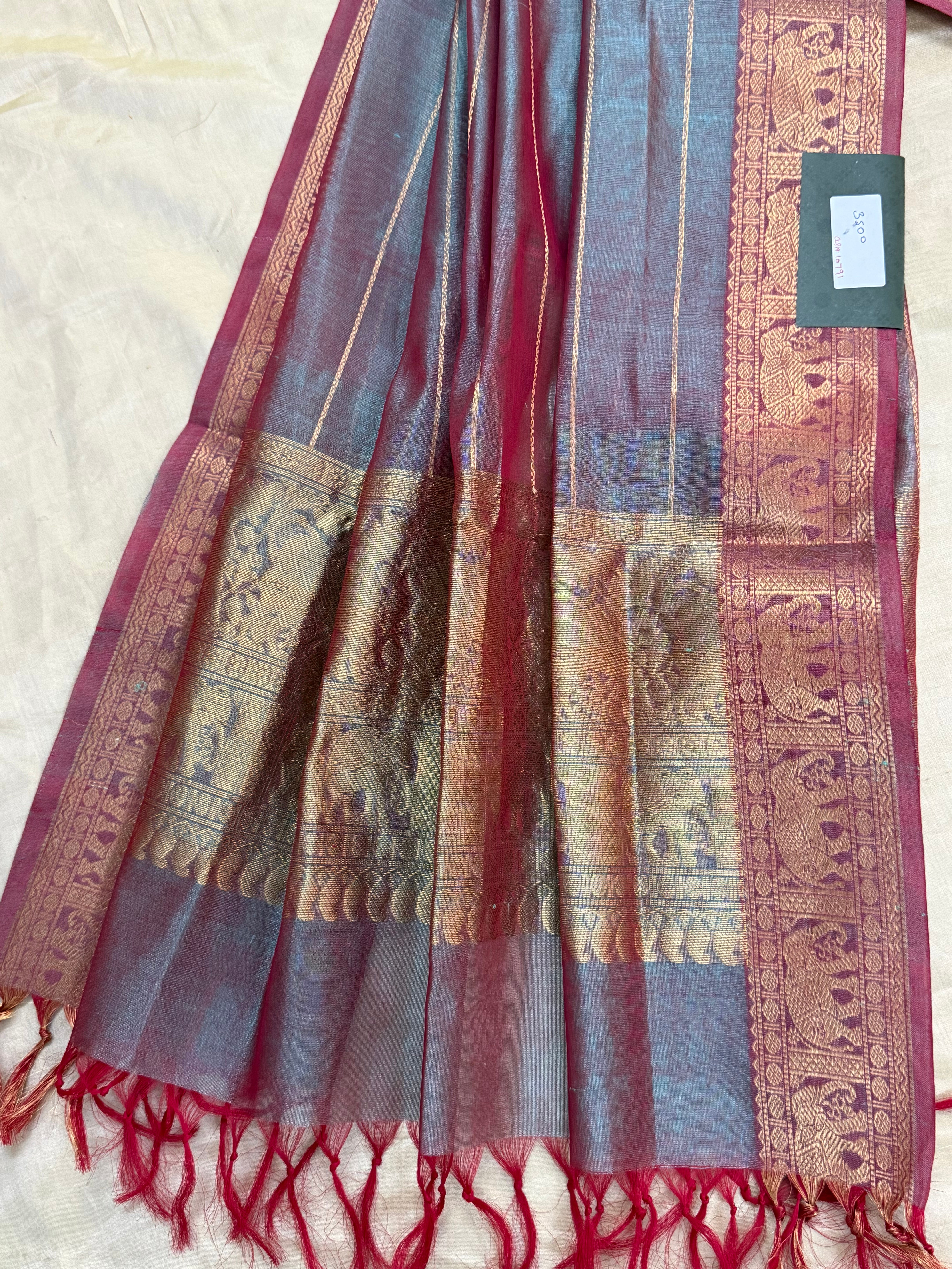 DUPPATTA IN PURE SILK COTTON/CLSA10791