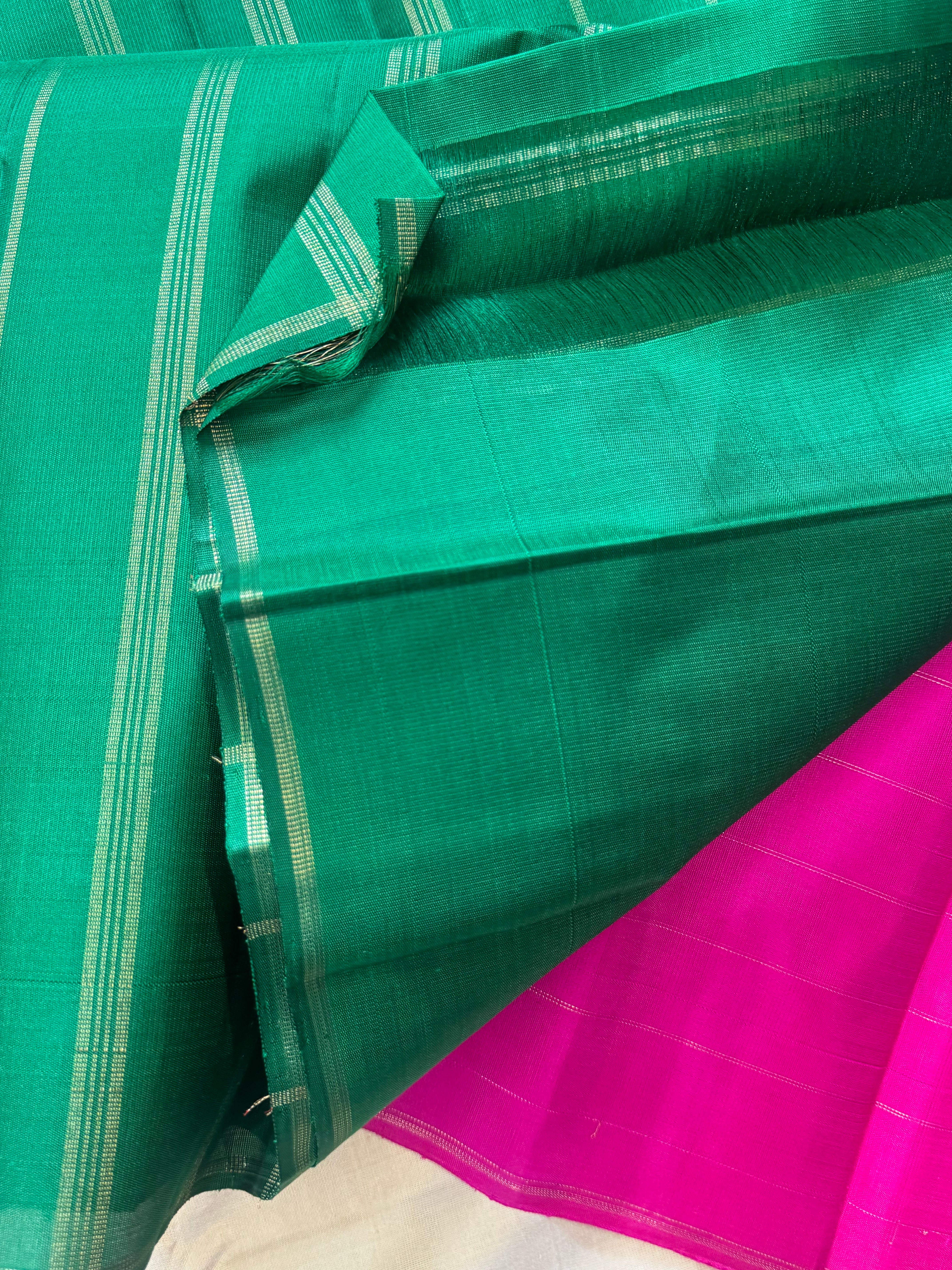 Pink Zari Kattam kanjipuram silk