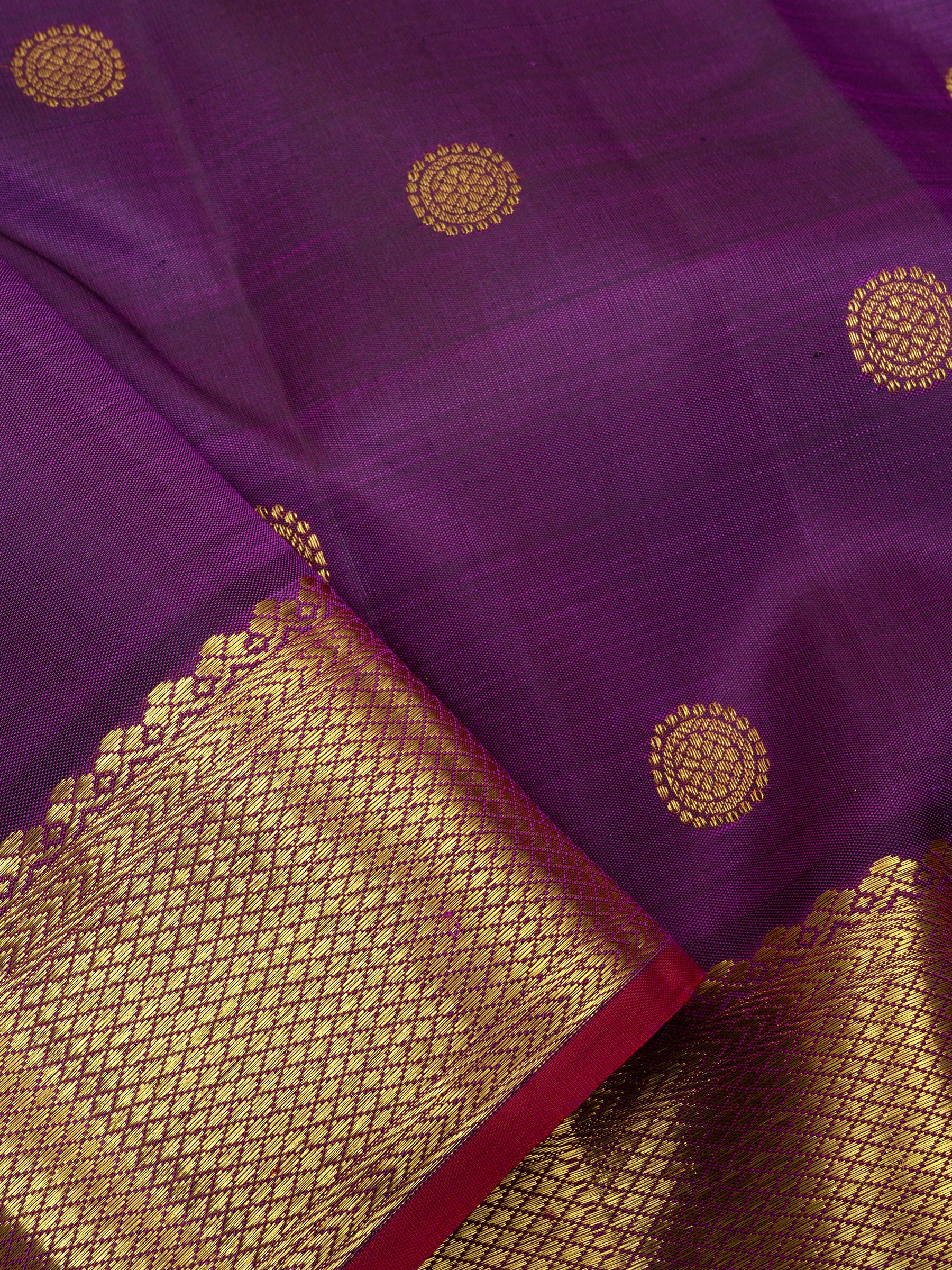 Vadamalli getti border / Kanjipuram Saree CLSA6307