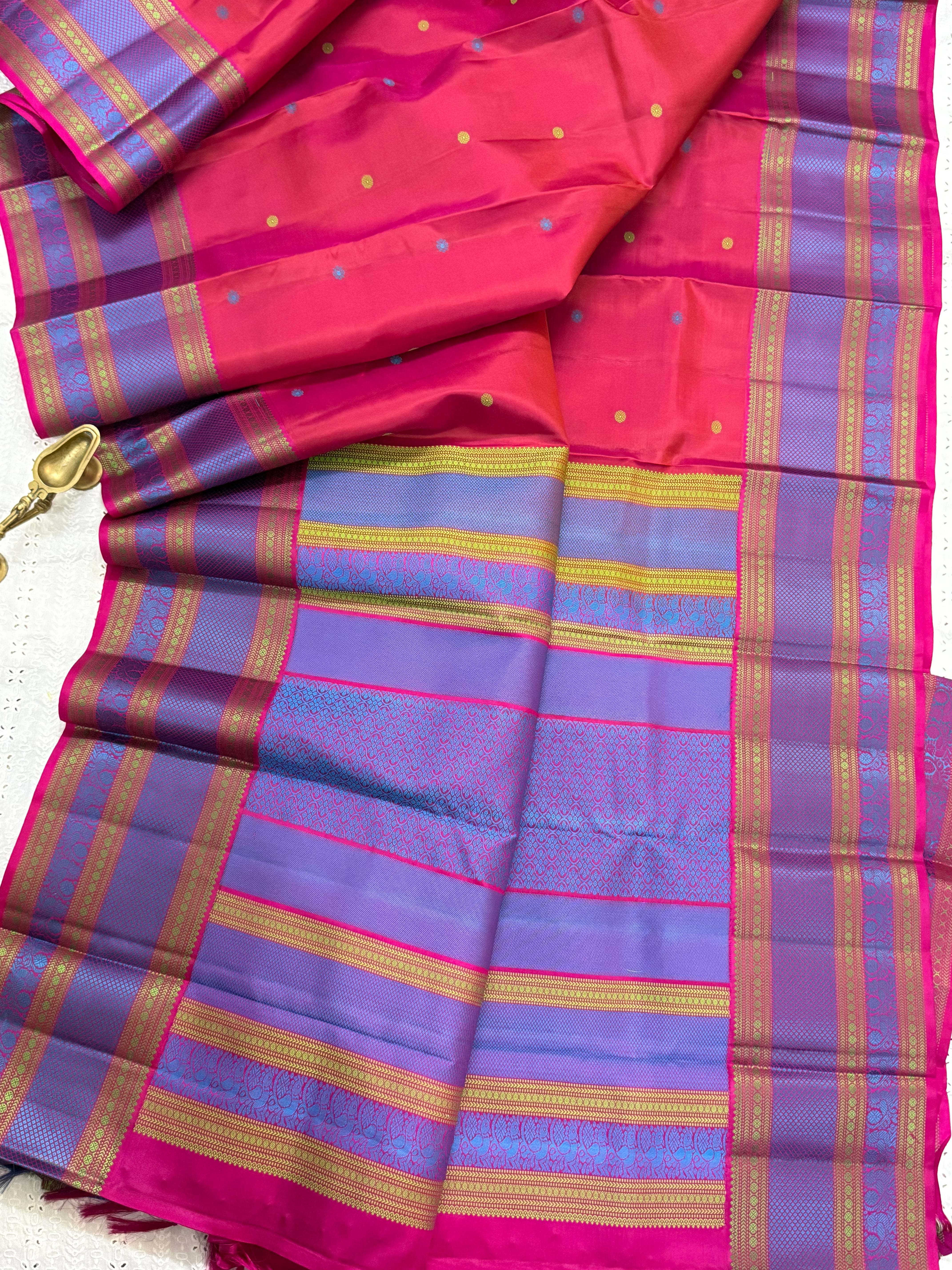 Kanagambaram Thread work/Varnangal Soft Silk