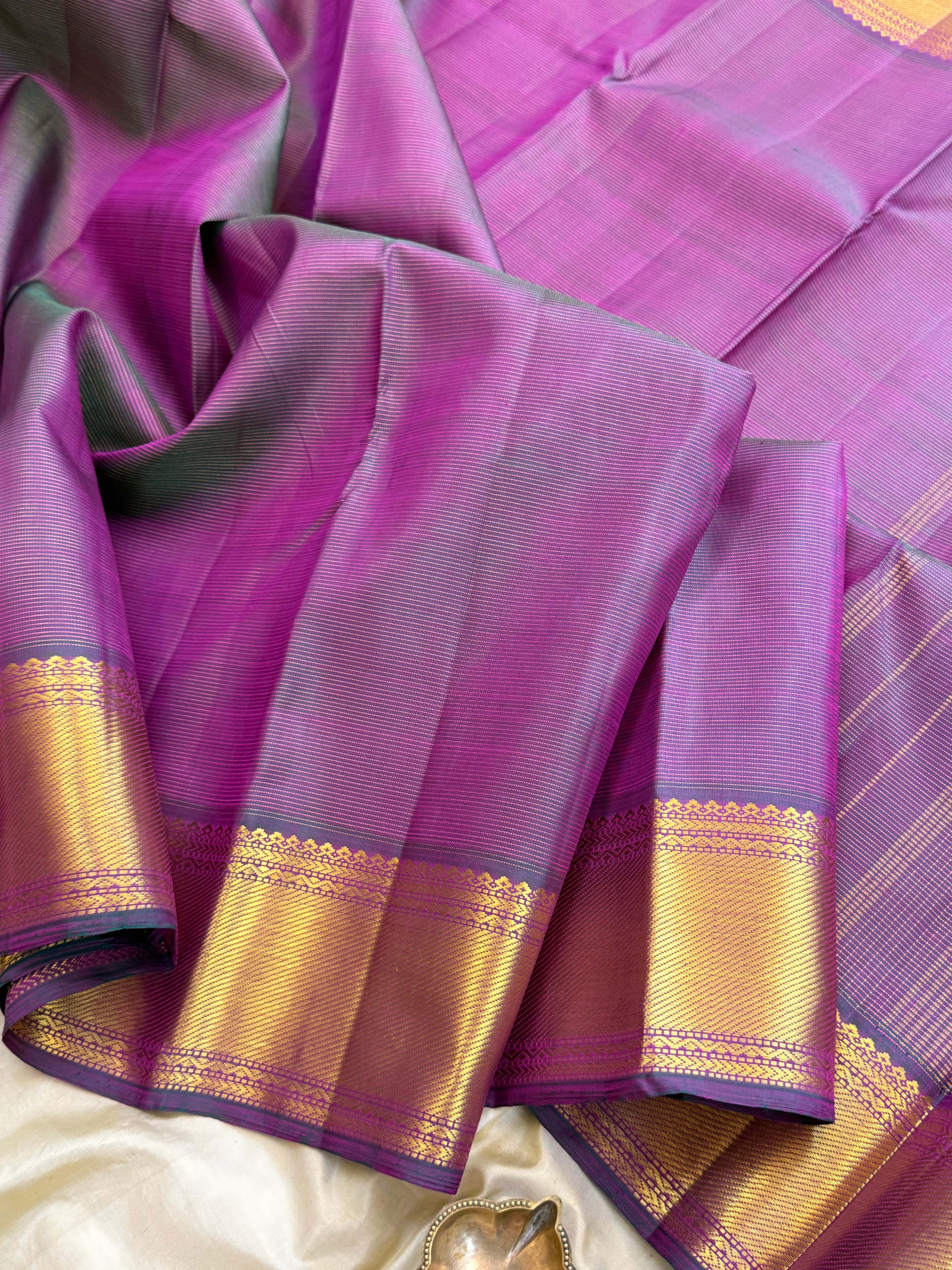 Vadamalli shot green vairaoosi/ Arani silk CL10105