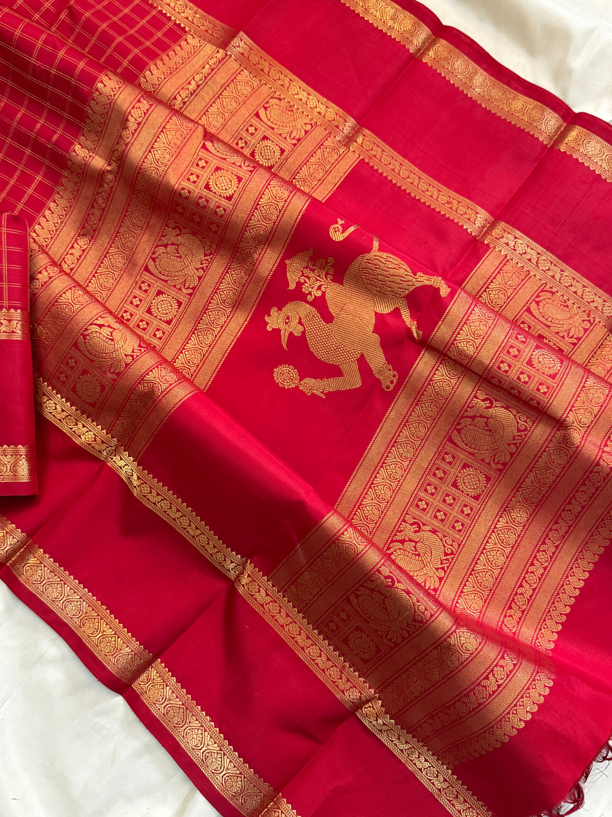 special edition- unique pallu and body zari kattam pure silk sarees clsa 12546