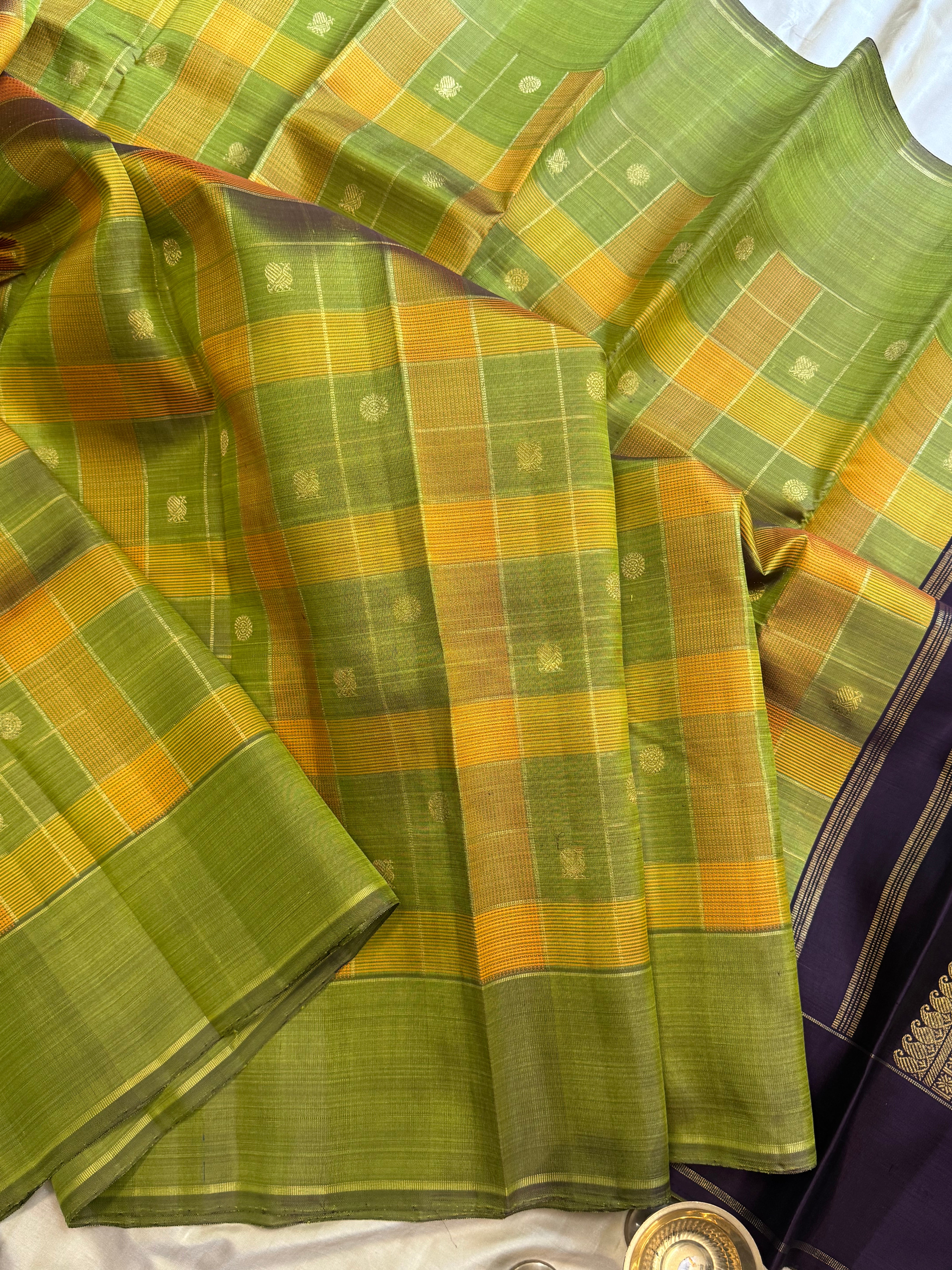 Chettinad kattam Butta / simple kanjipuram silk