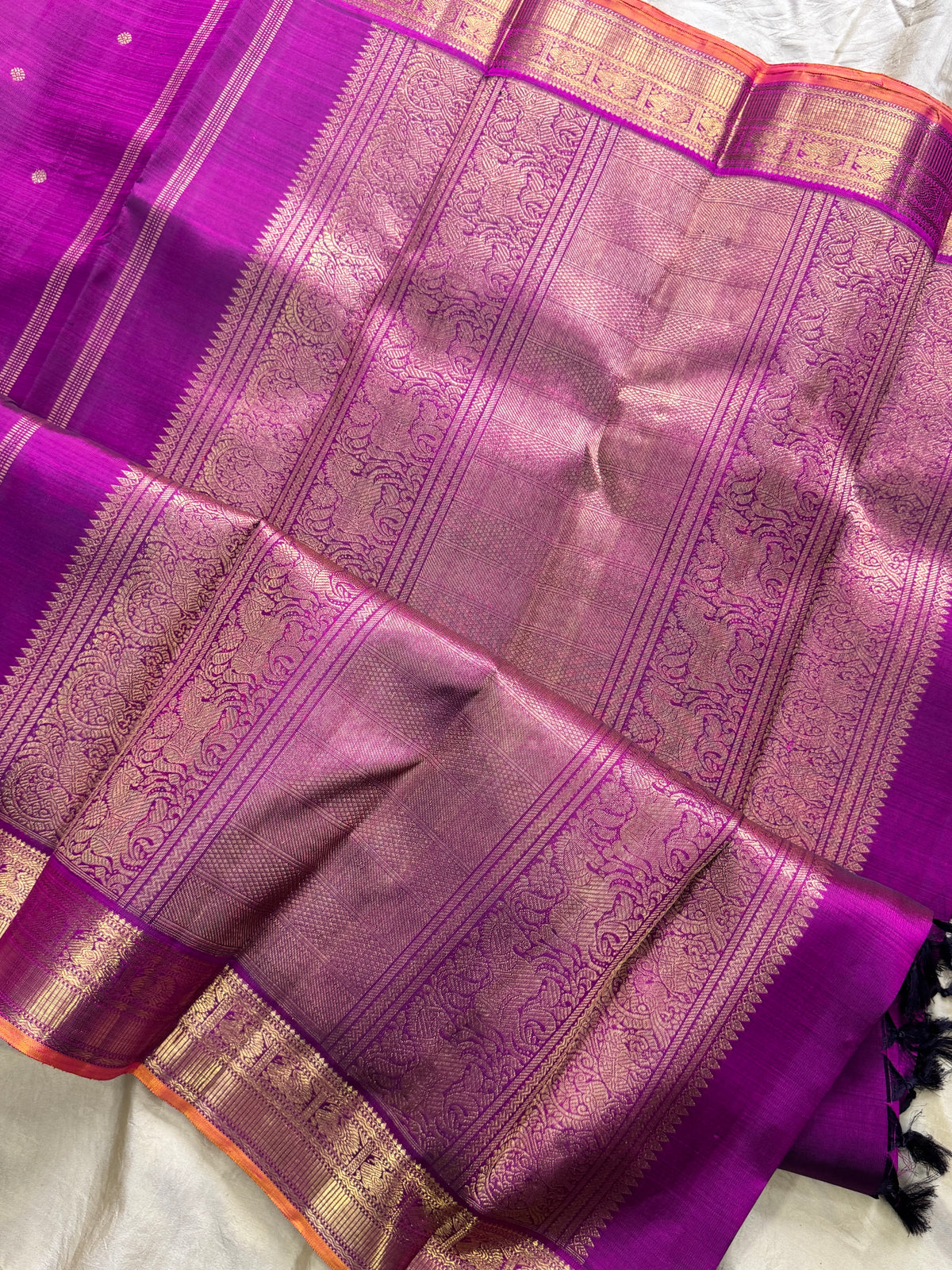Vadamalli body with pure zari/kanjipuram silk saree clsa 11766