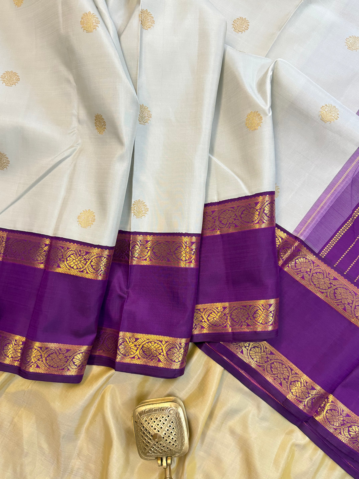 Eeyam retta pet. / pure Kanjipuram silk