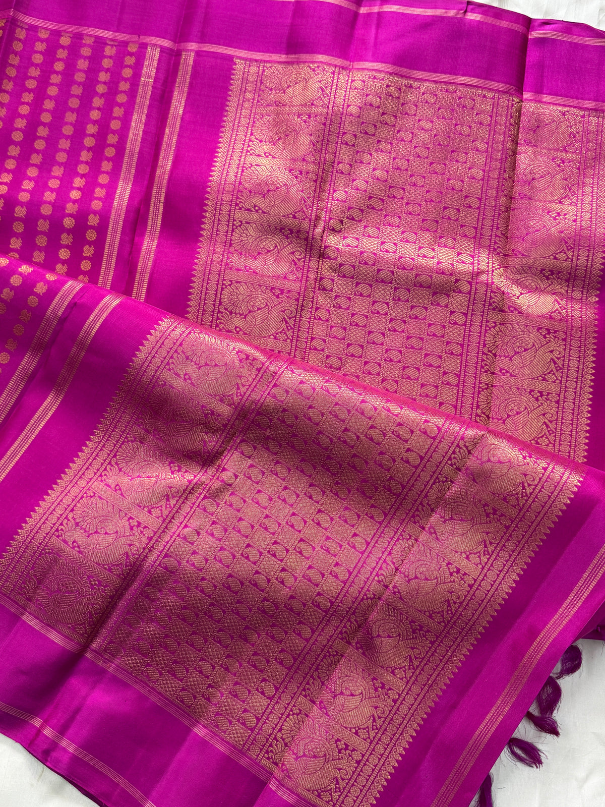 Vadamalli laksham butta pure Zari/ kanjipuram silk saree clsa 12356