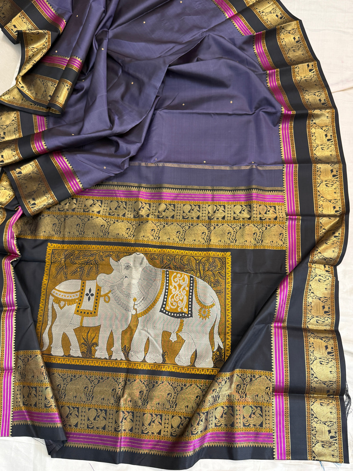 special edition- unique pallu and pure silk sarees clsa 12567