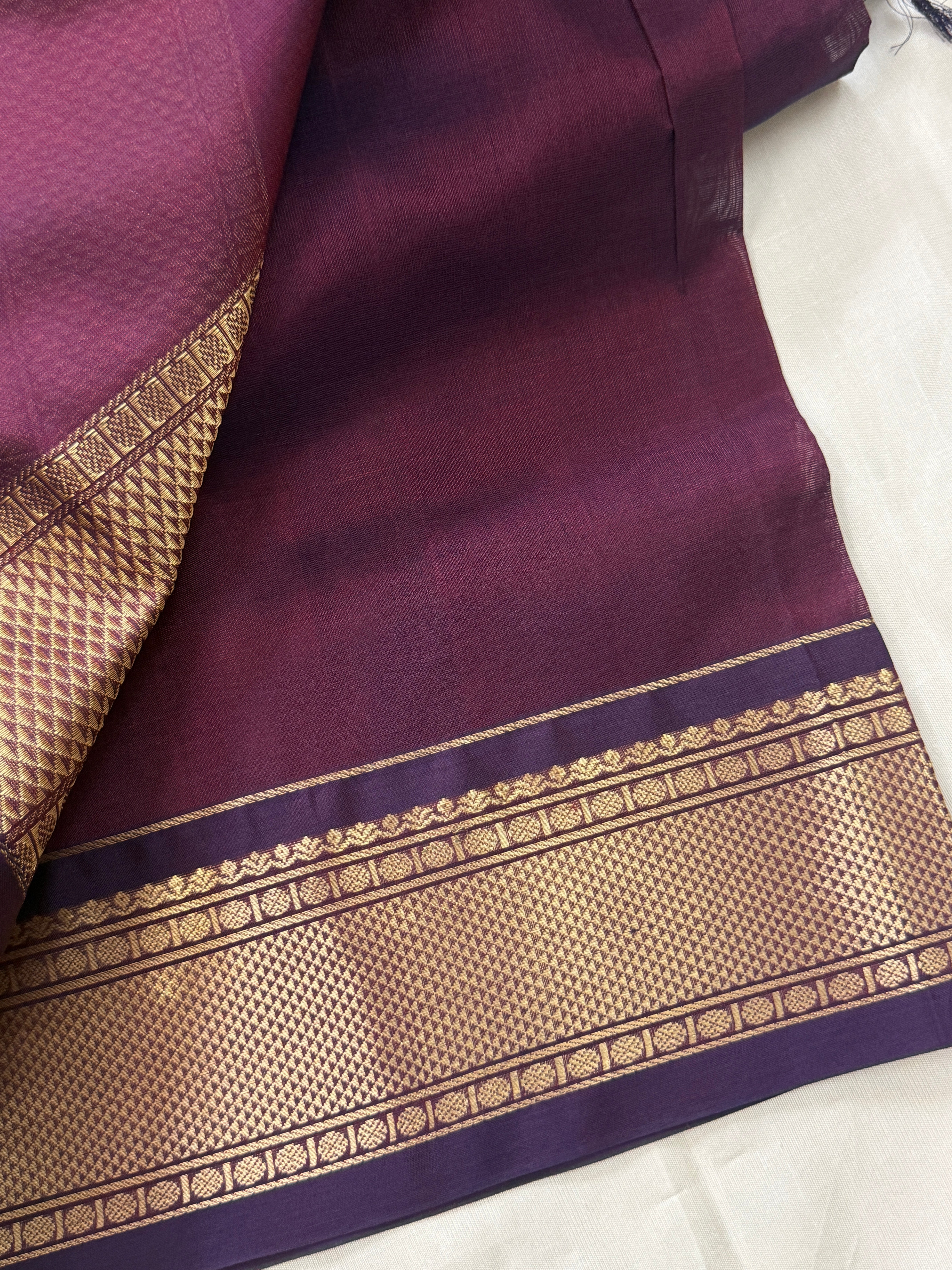 Paaku Zari kattam Silk cotton/ CLSA11491