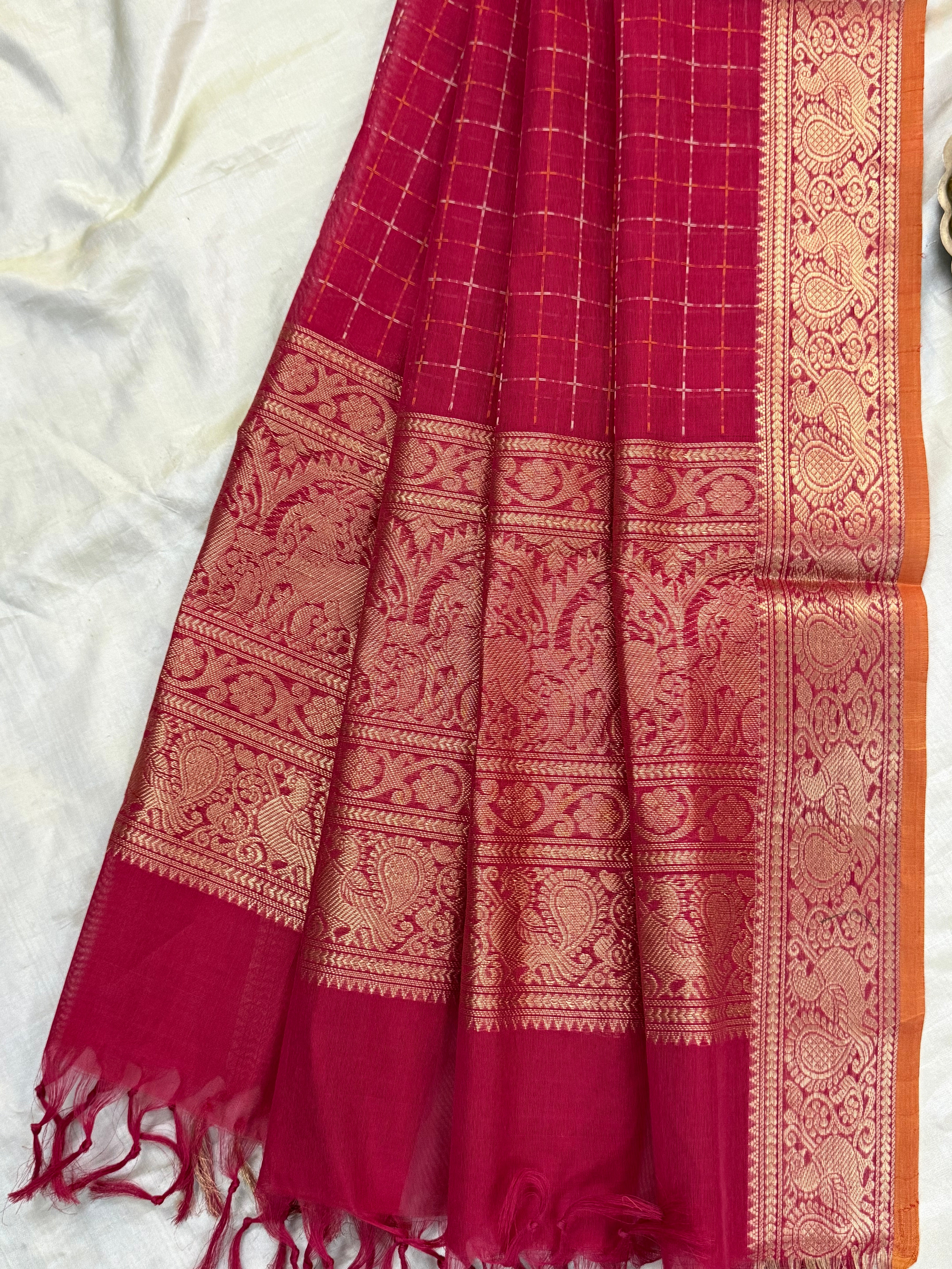 DUPPATTA IN PURE SILK COTTON/CLSA10783