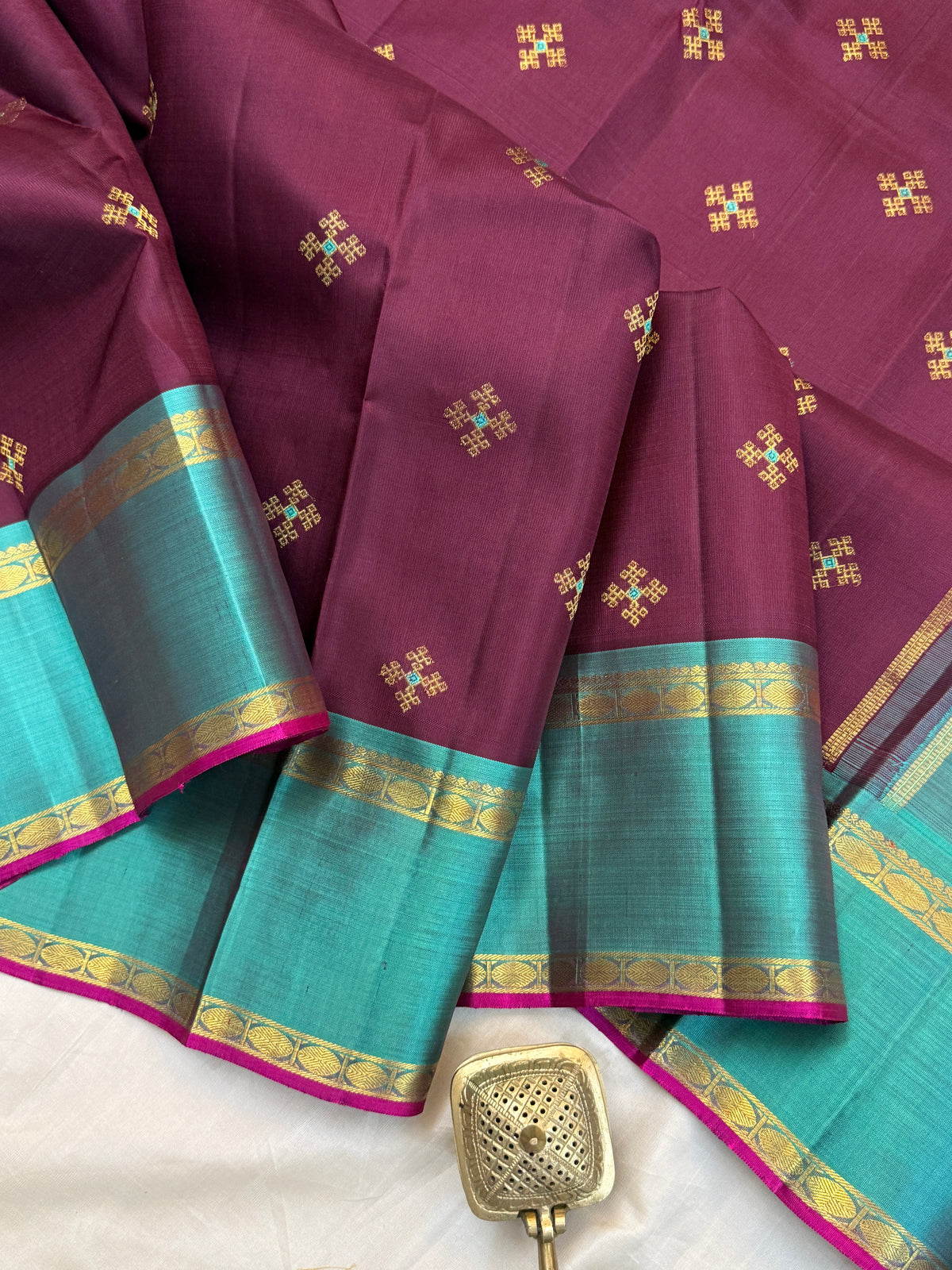 Paaku Rettapet pure Zari/kanjipuram silk saree clsa 12098