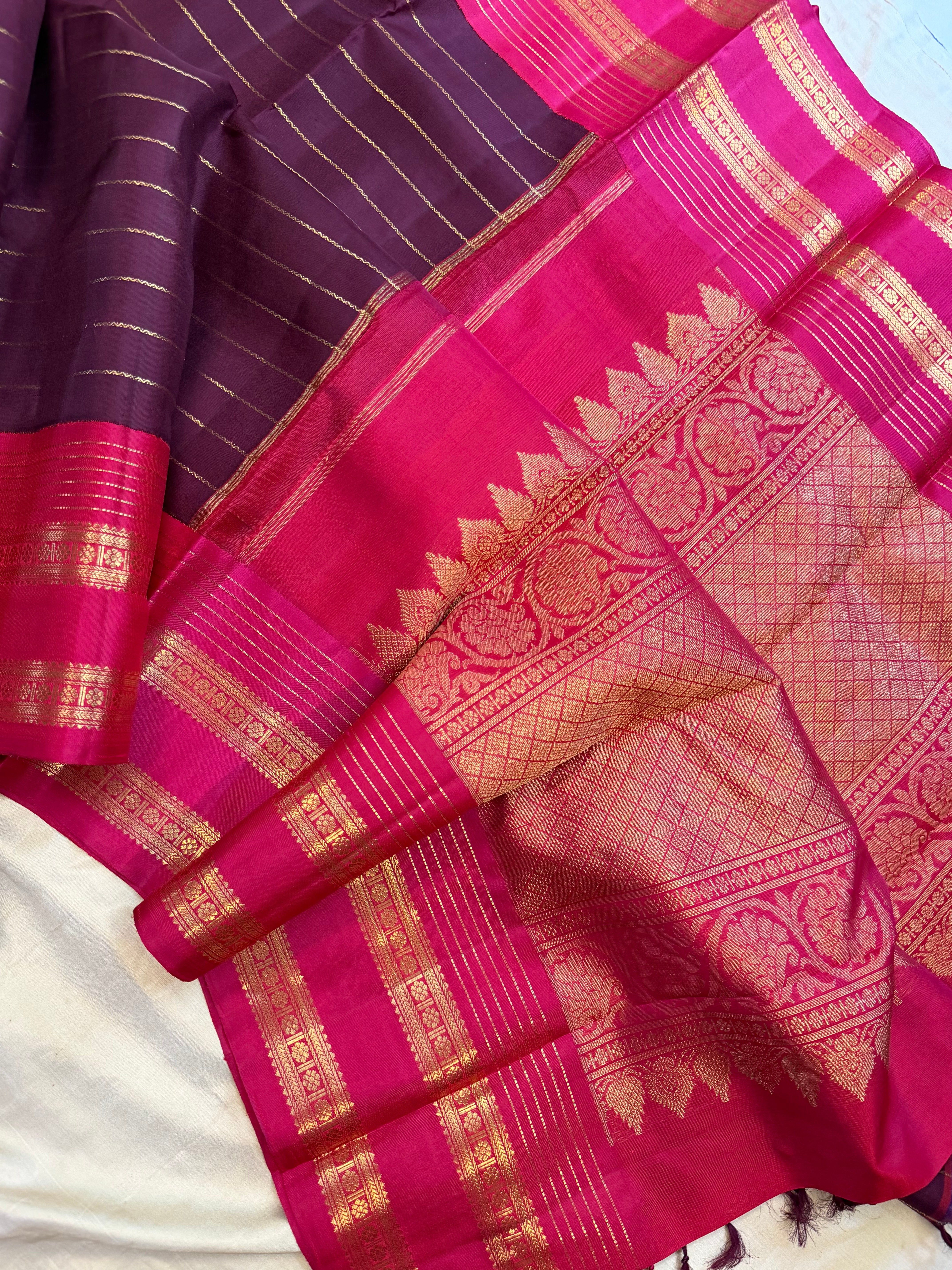 Paaku veldhari Korvai / Kanjipuram silk