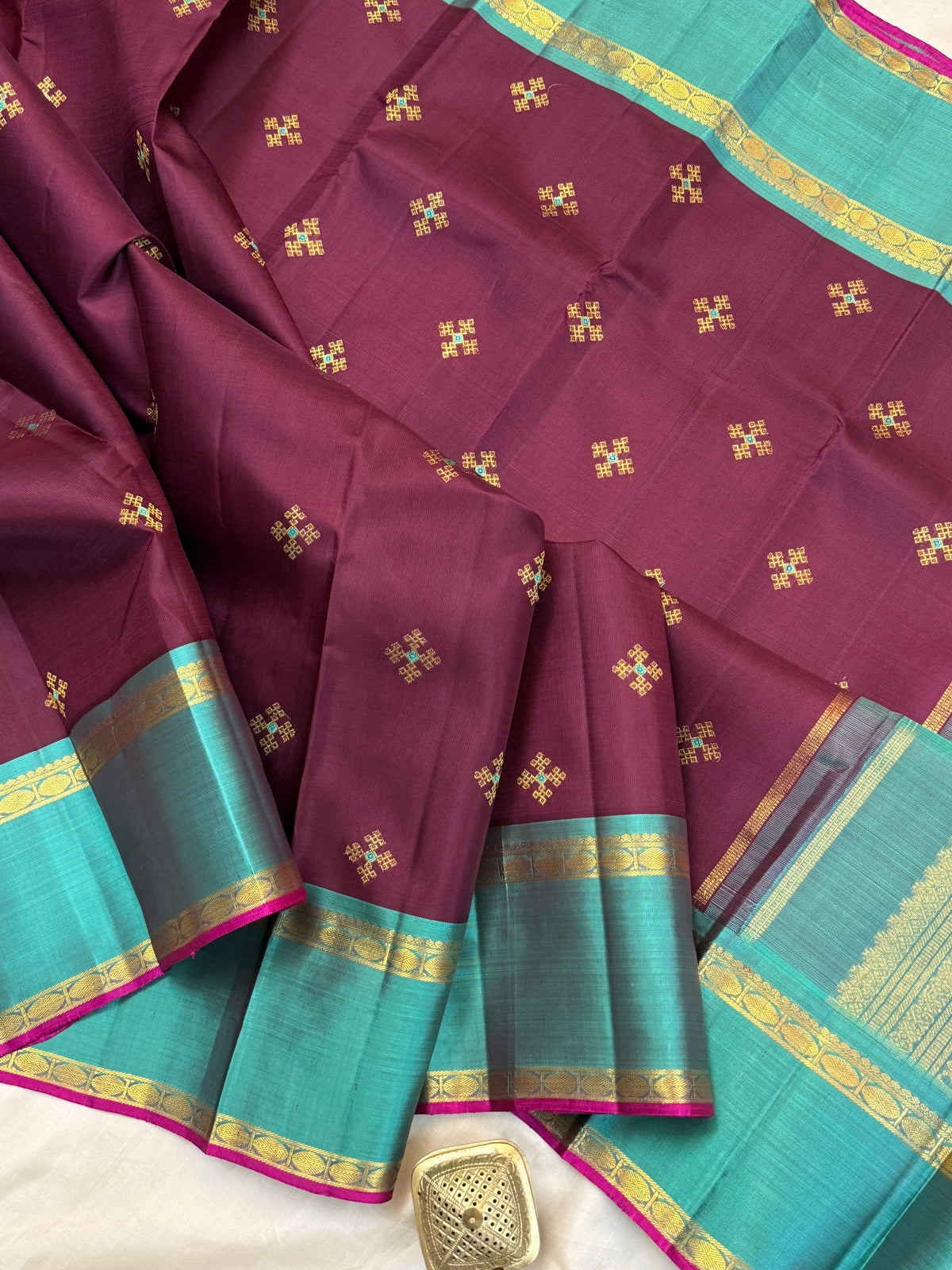 Paaku Rettapet pure Zari/kanjipuram silk saree clsa 12098