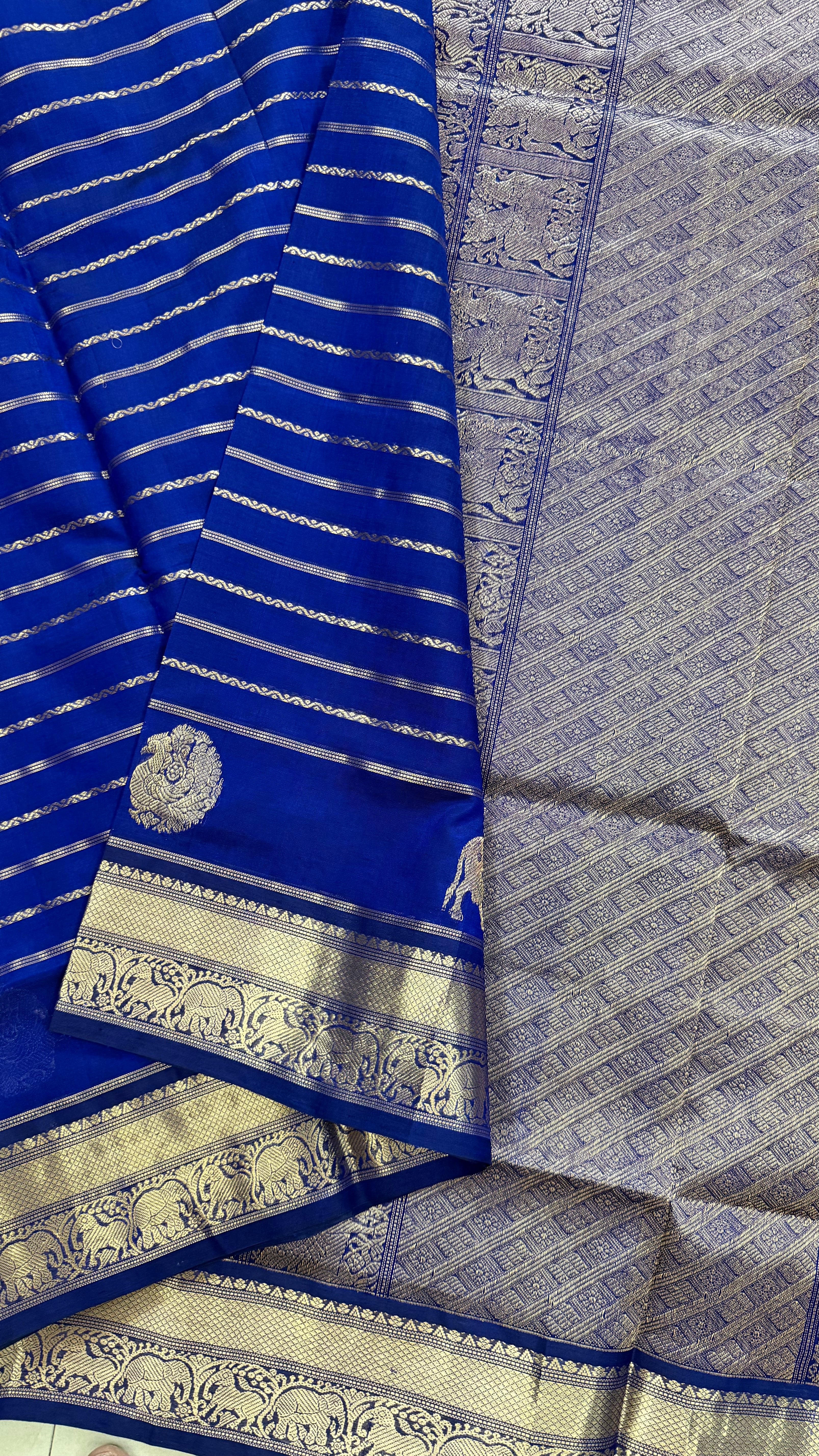 Pichwai veldhari premium silk cotton