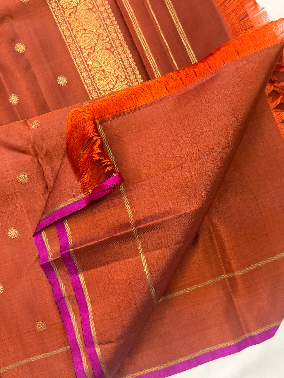 Rust Butta /Silk Kanjipuram CLSA11562