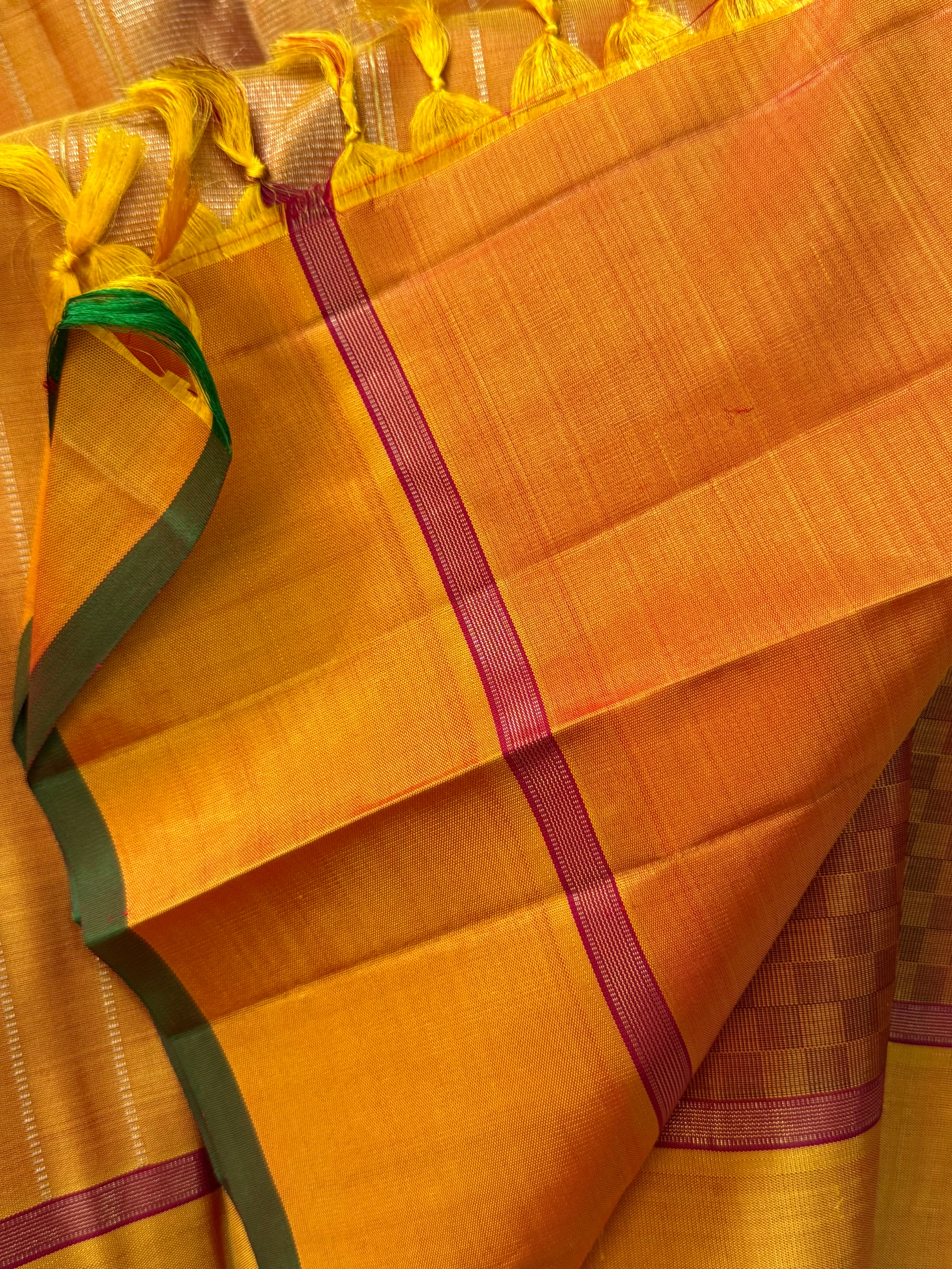 Mustard paimadi / Kanjipuram silk