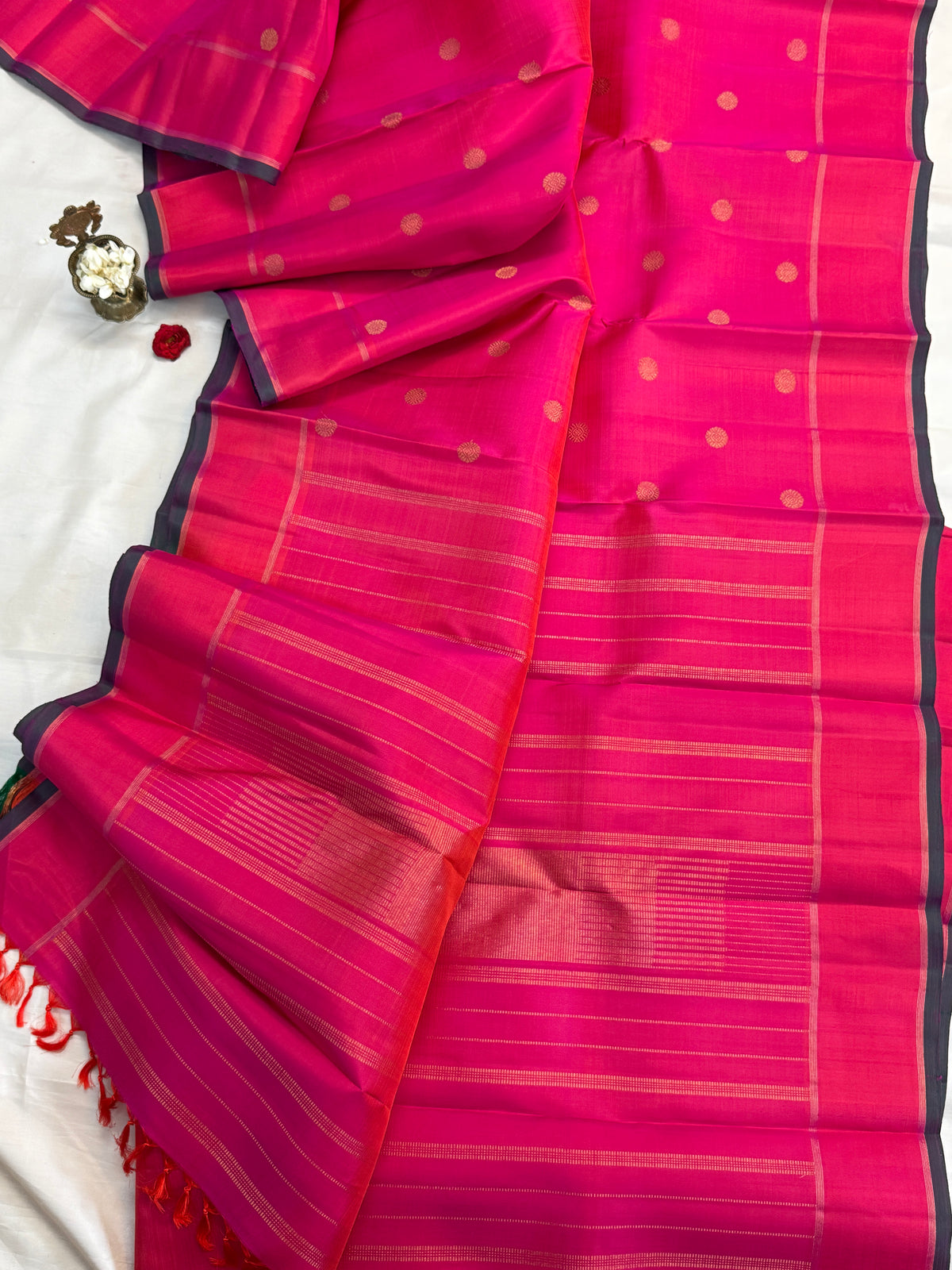 Kangambaram butta/Kanjipuram silk saree clsa 11592