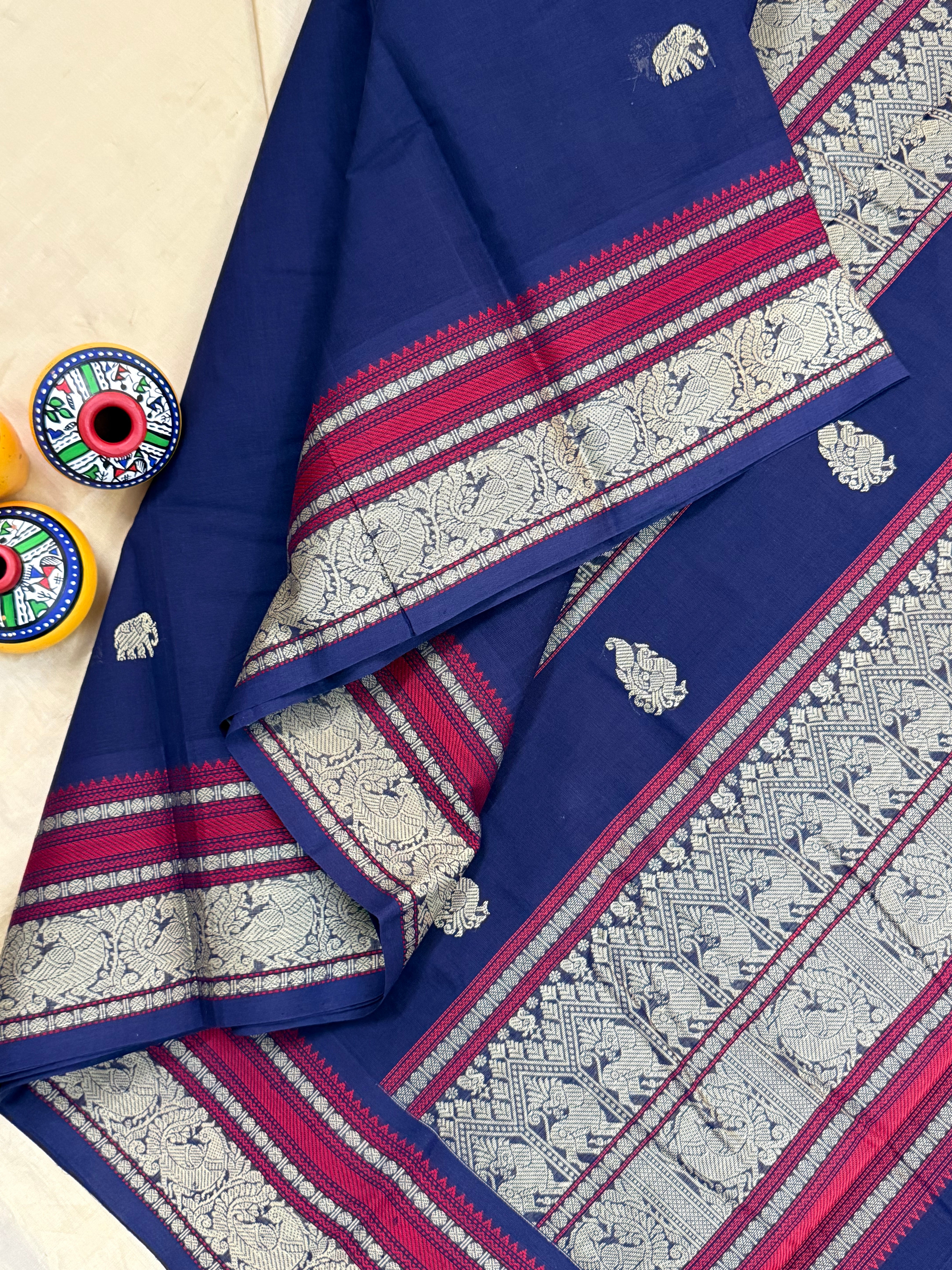 Navy Blue / Kanchi Cotton CL8550