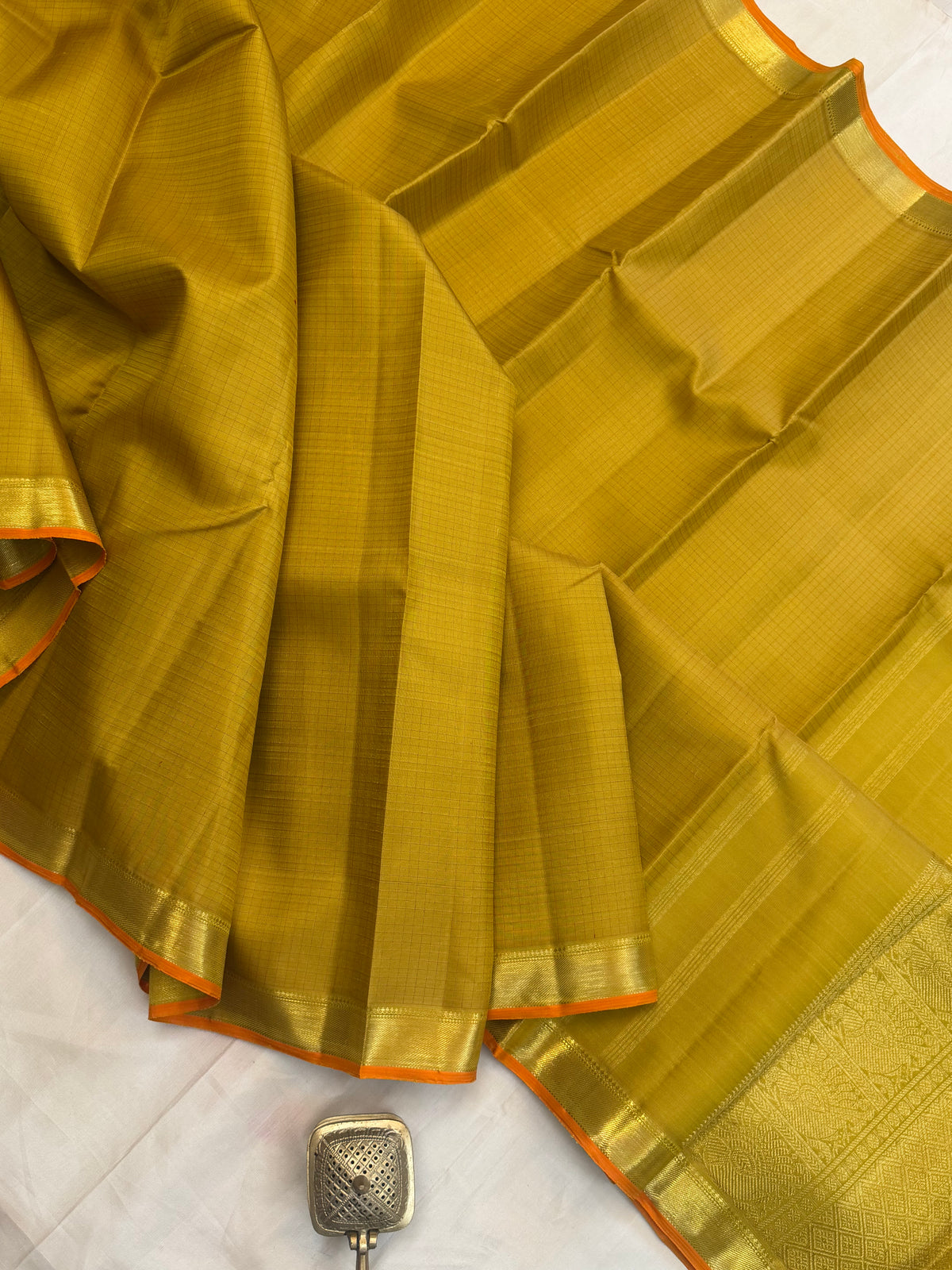 Sampanga podi Kattam / Silk Kanjipuram CLSA10359