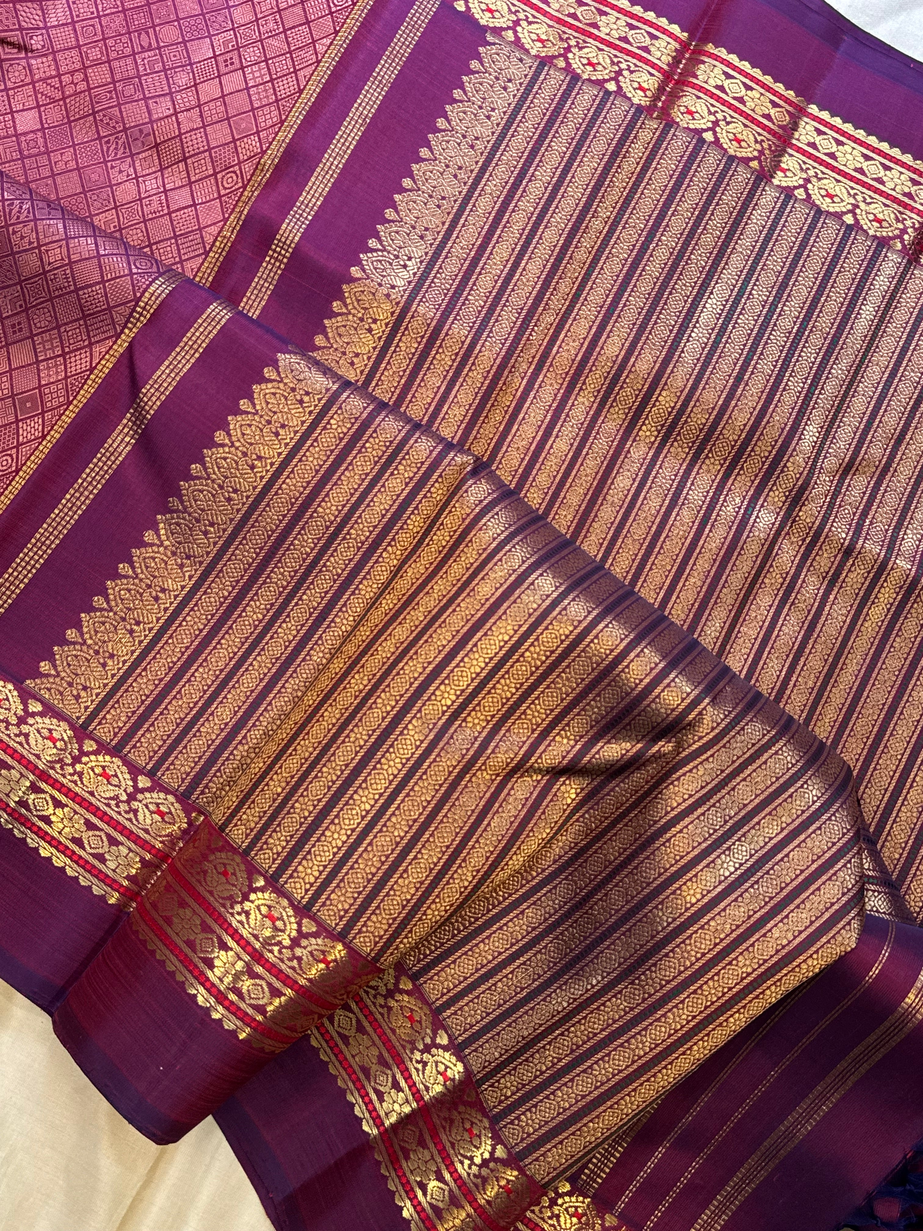 Master weaver 108 unique Butta saree : kanjipuram silk