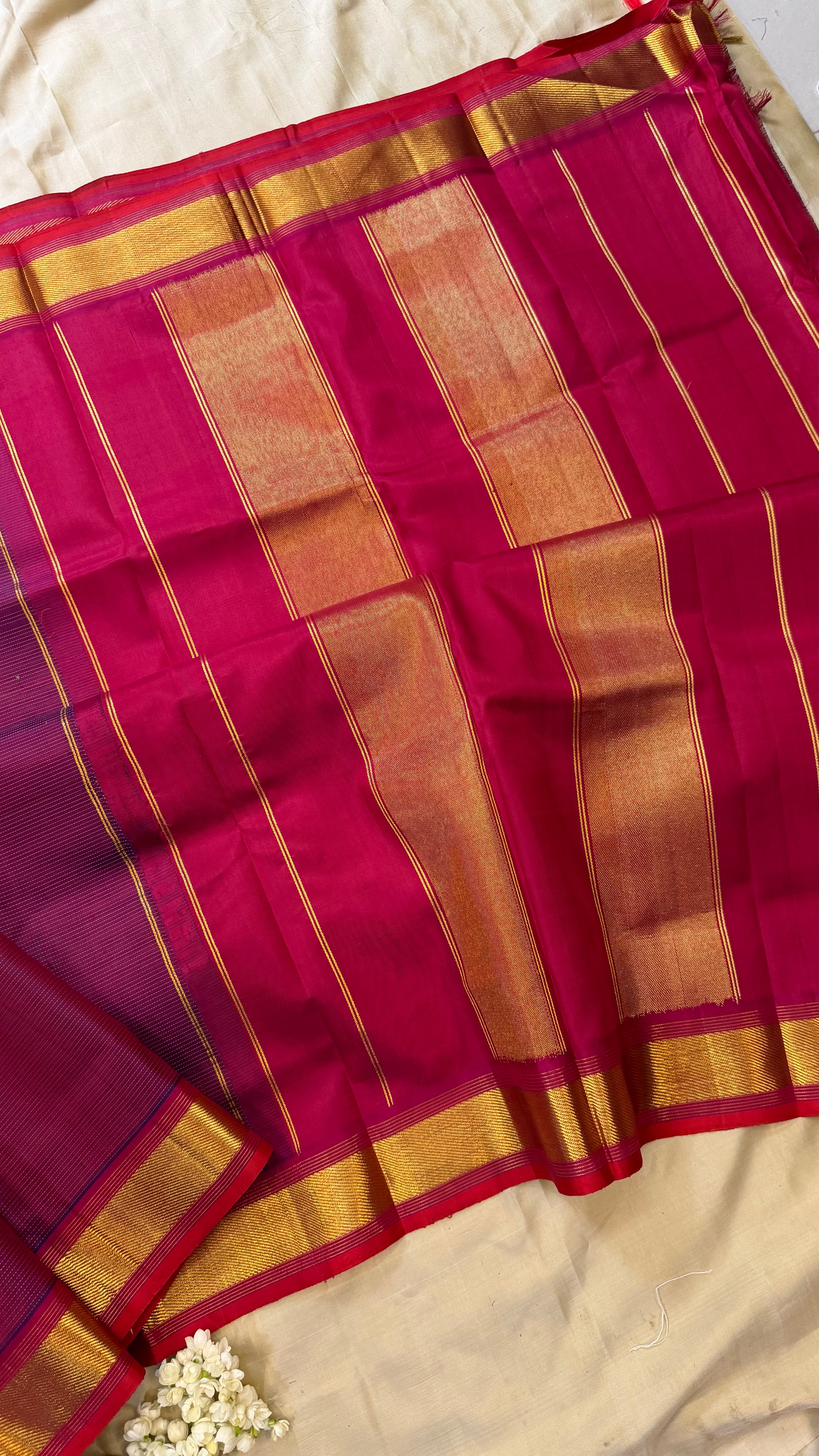 Magenta pink / Arani silk