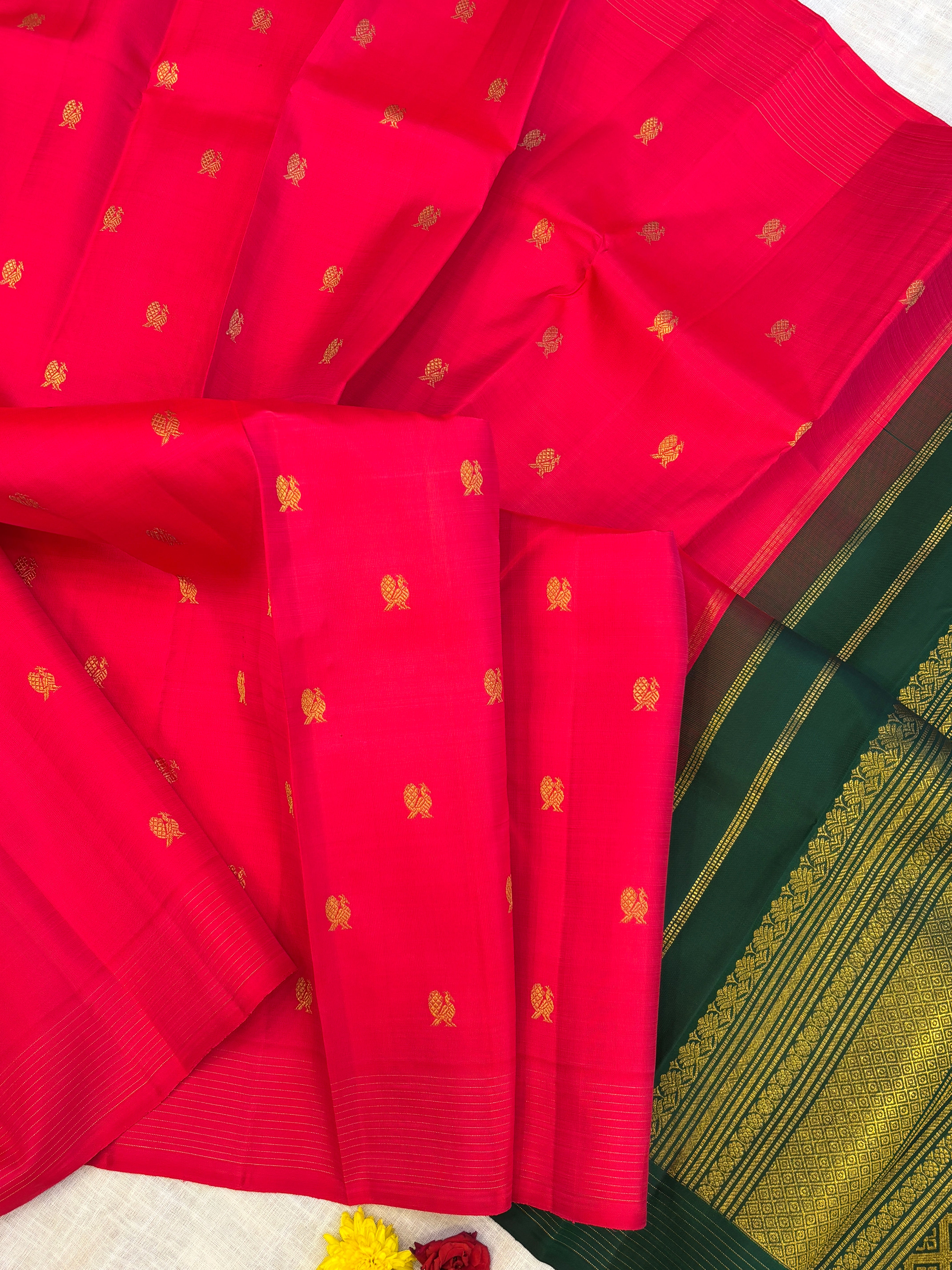 Pink annam butta / kanjipuram silk