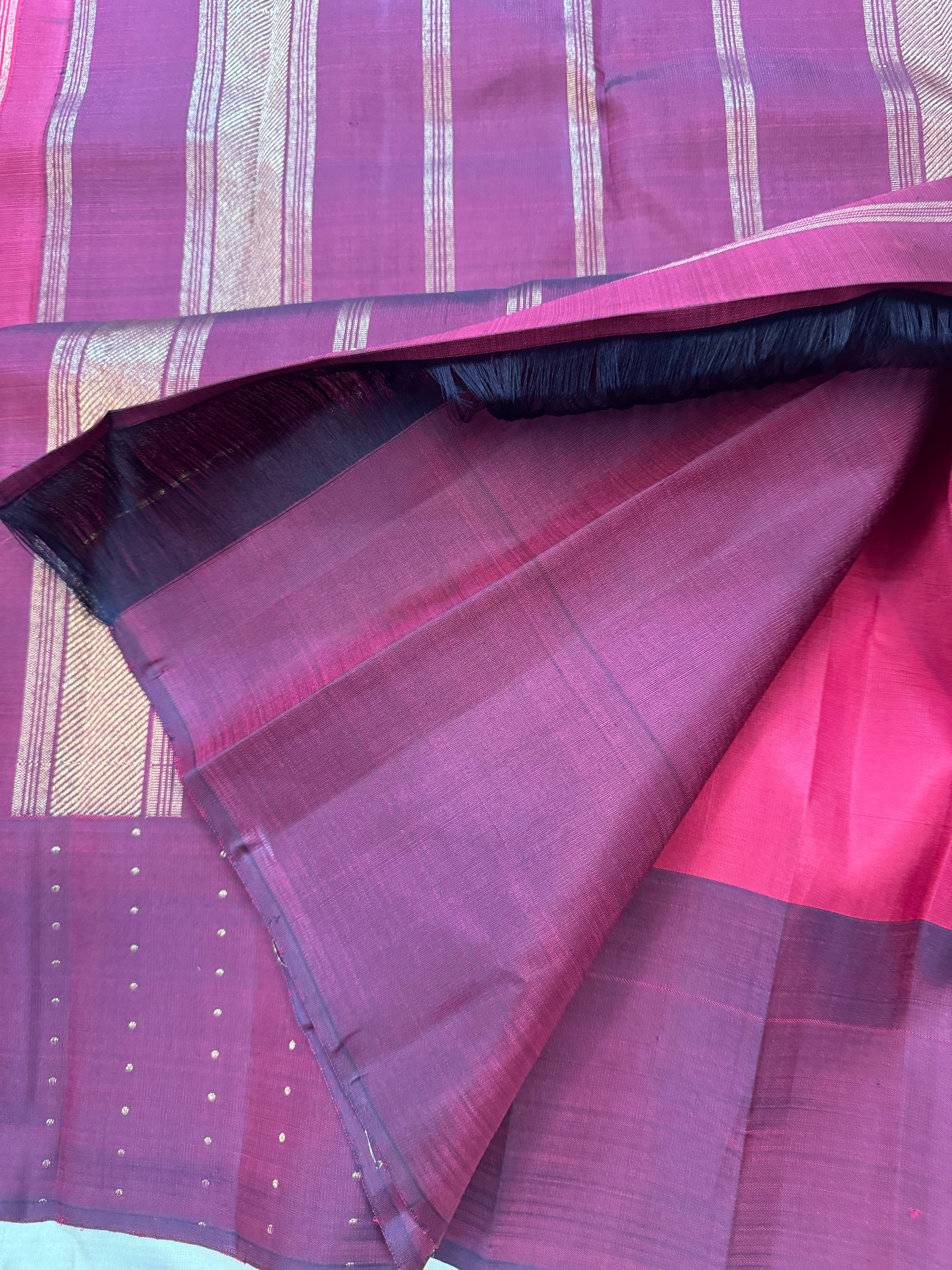 Red maan Butta classic kanjipuram silk