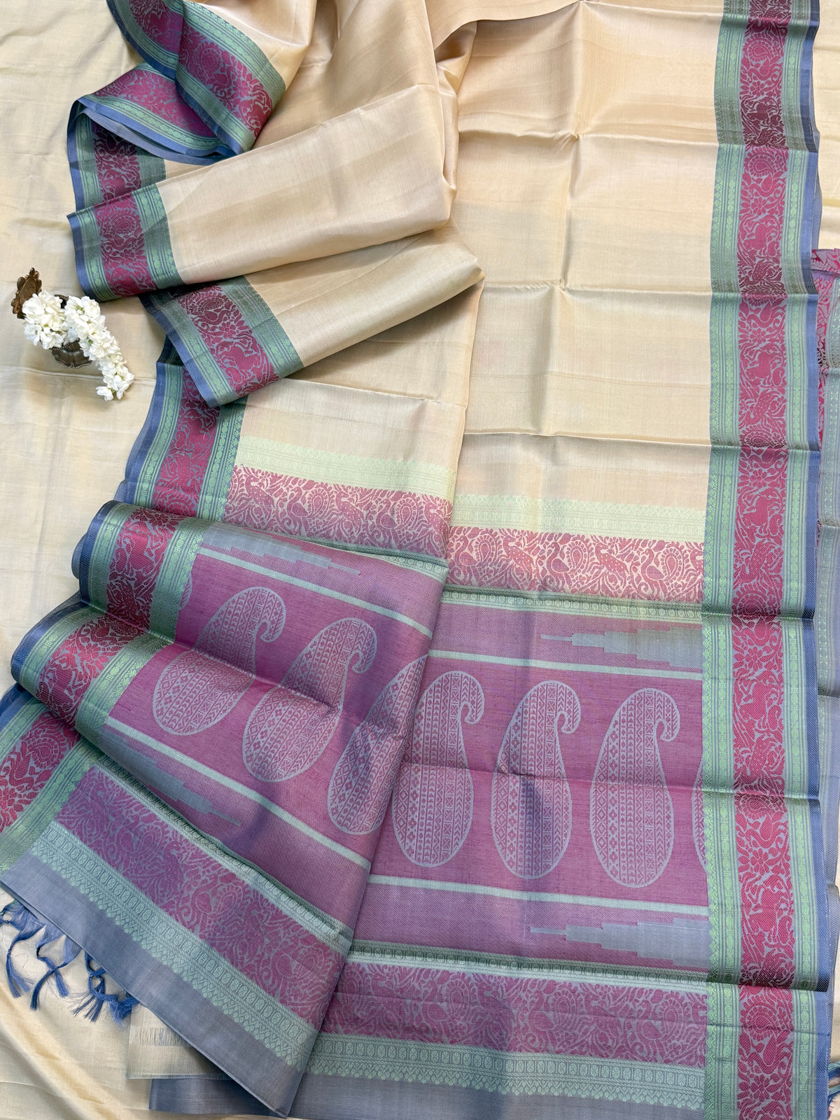 Soft silk-Thread work Kanjipuram clsa 4095