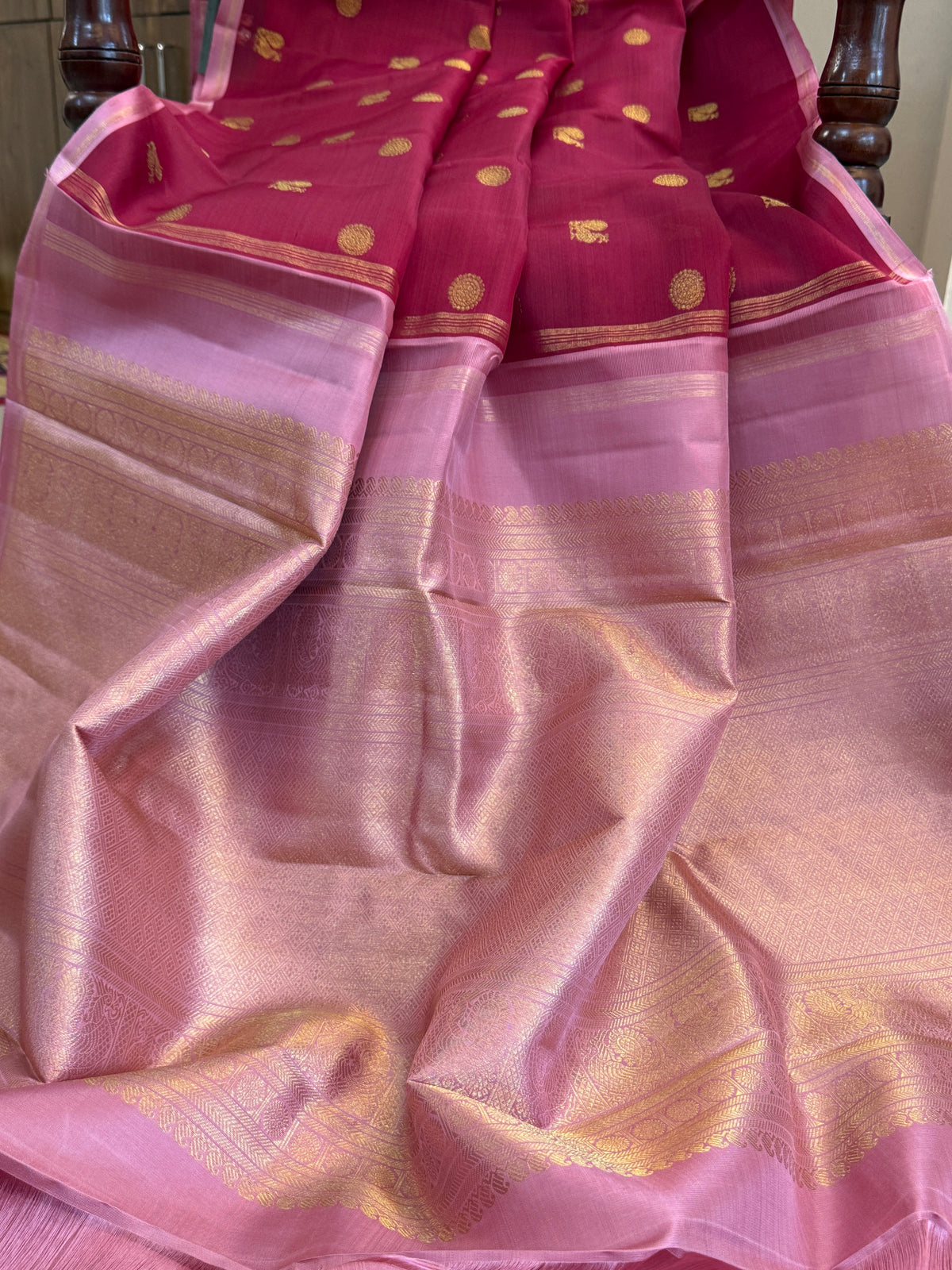 Organza silk saree / clsa 11132