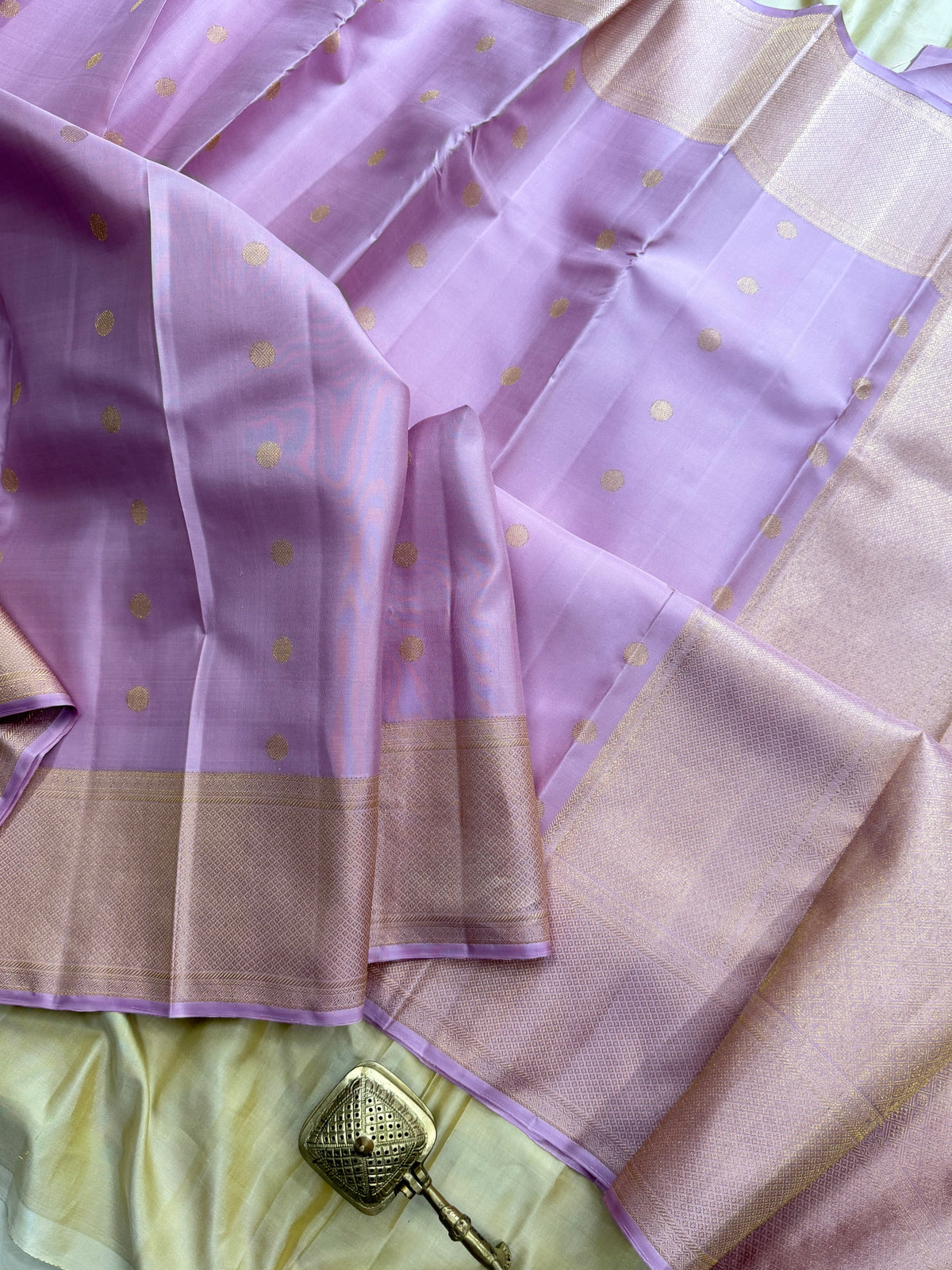 Pastel lavender / Arani silk