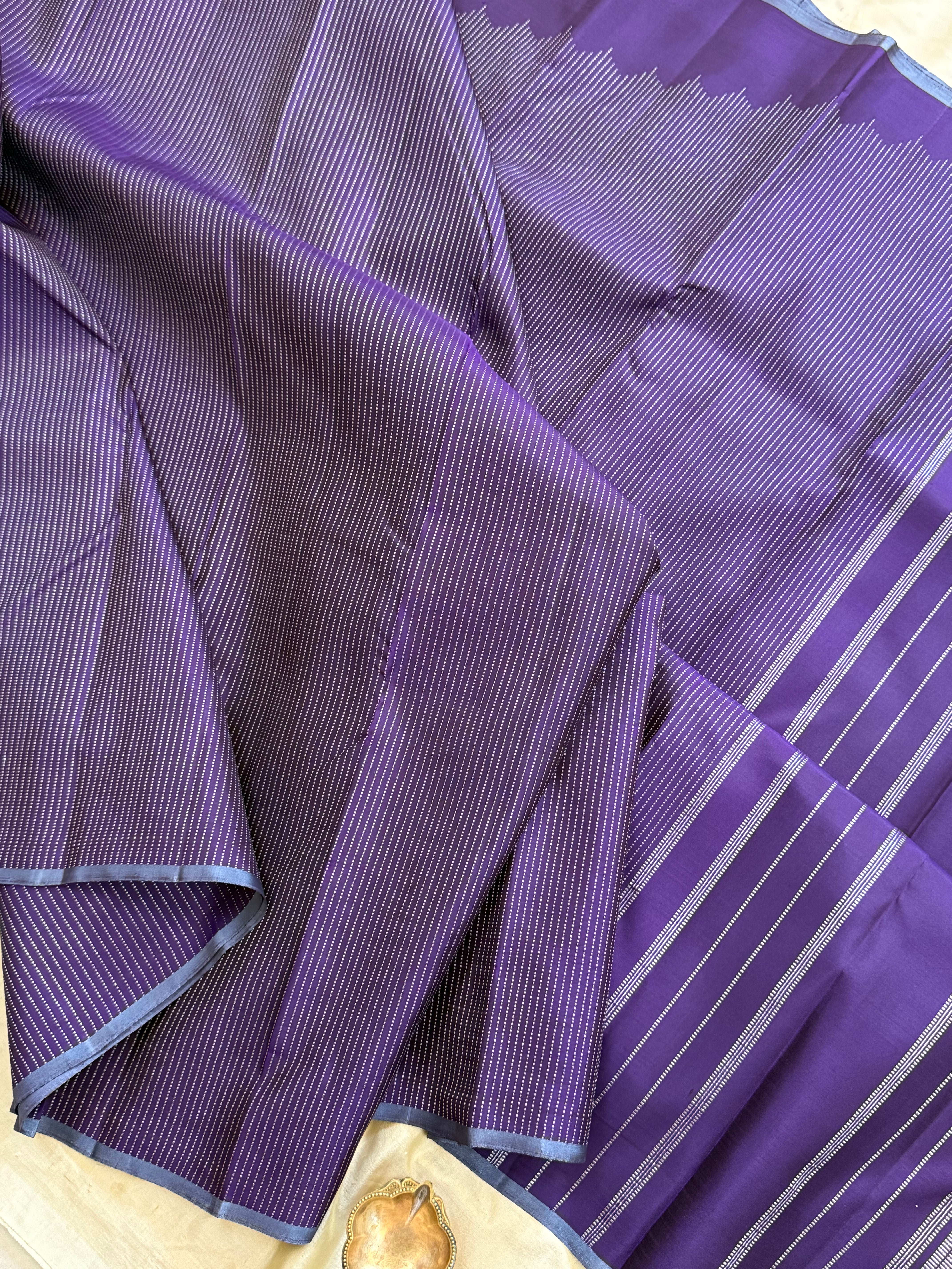RAISING BODY ZARI LINE /KANJIPURAM SILK SAREE CLSA 10918