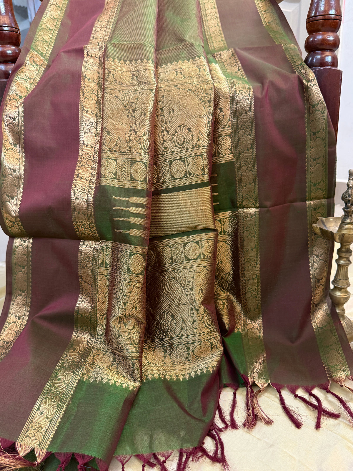 Premium silk cotton-vairaoosi saree/clsa 12627