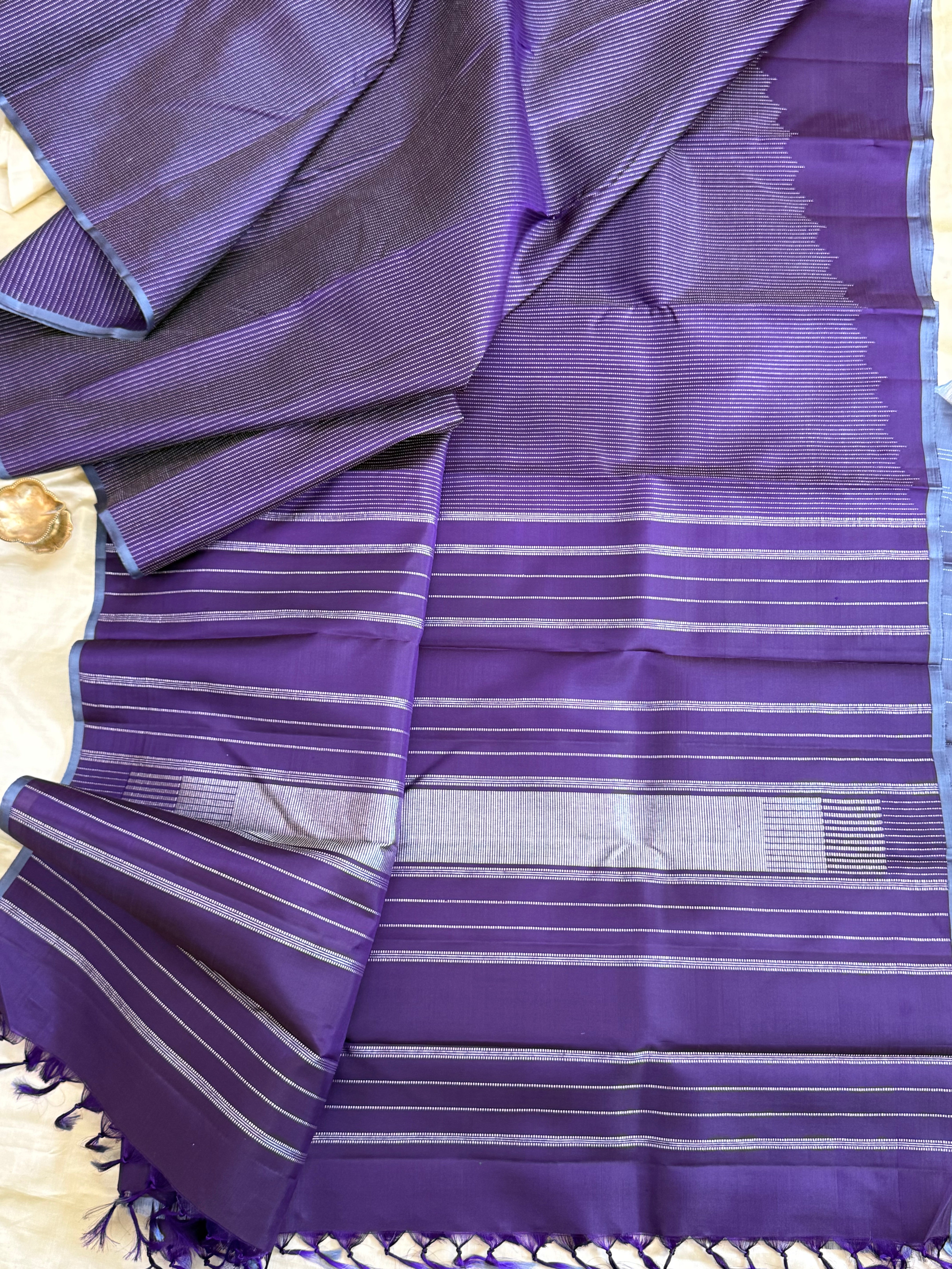 RAISING BODY ZARI LINE /KANJIPURAM SILK SAREE CLSA 10918