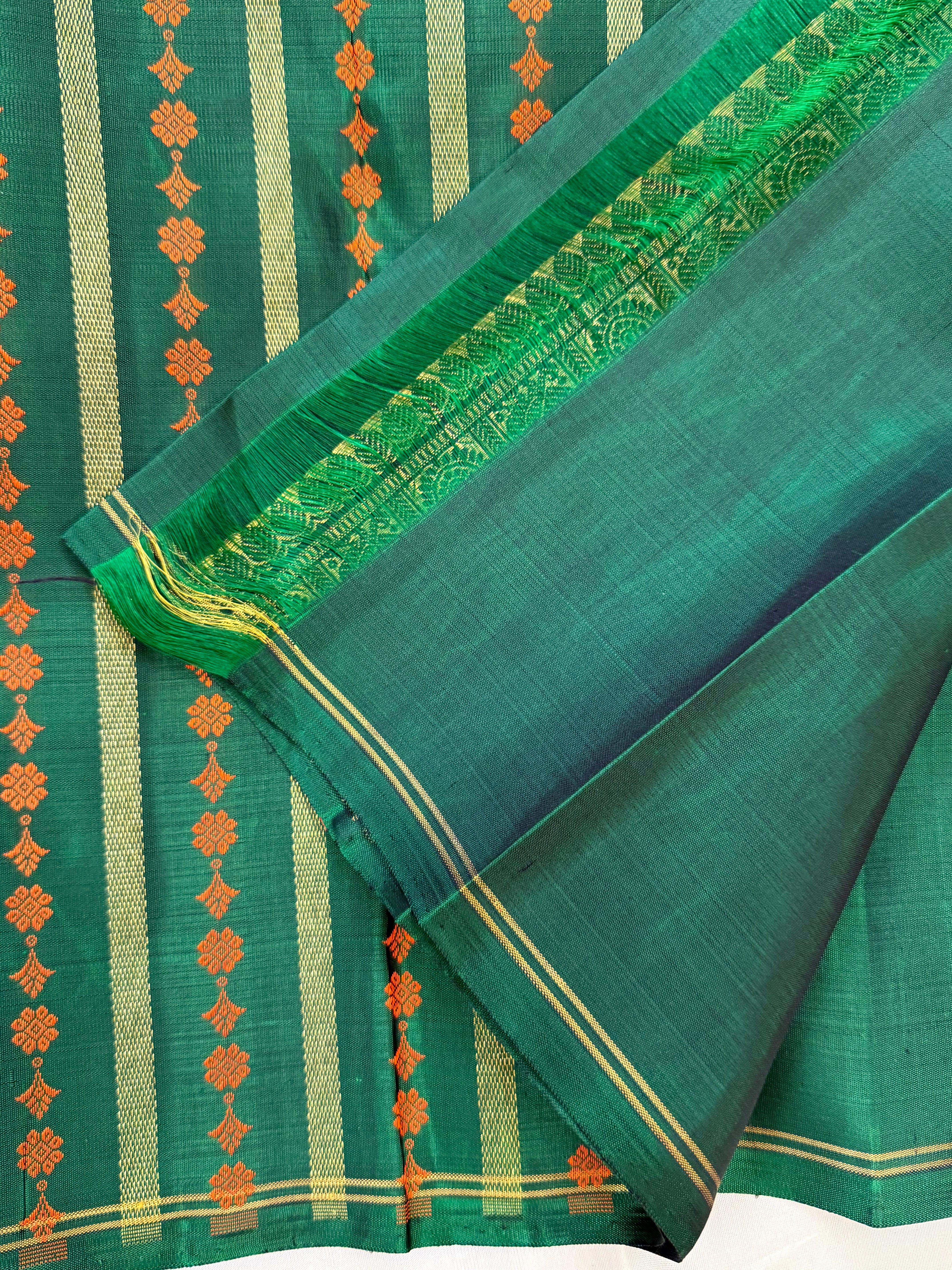 Mubbagam ganga jamuna border/ Kanjipuram silk CLSA 8232