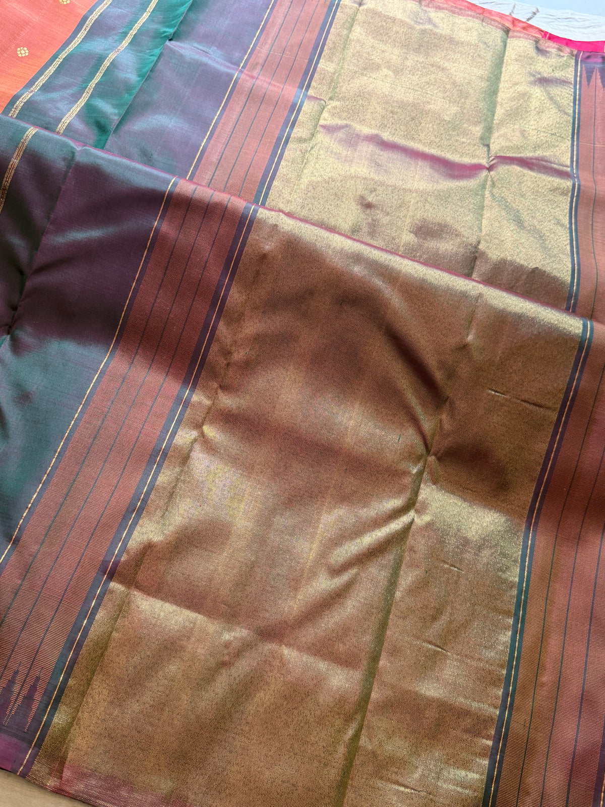 Thribhuvanam Korvai saree manthulir