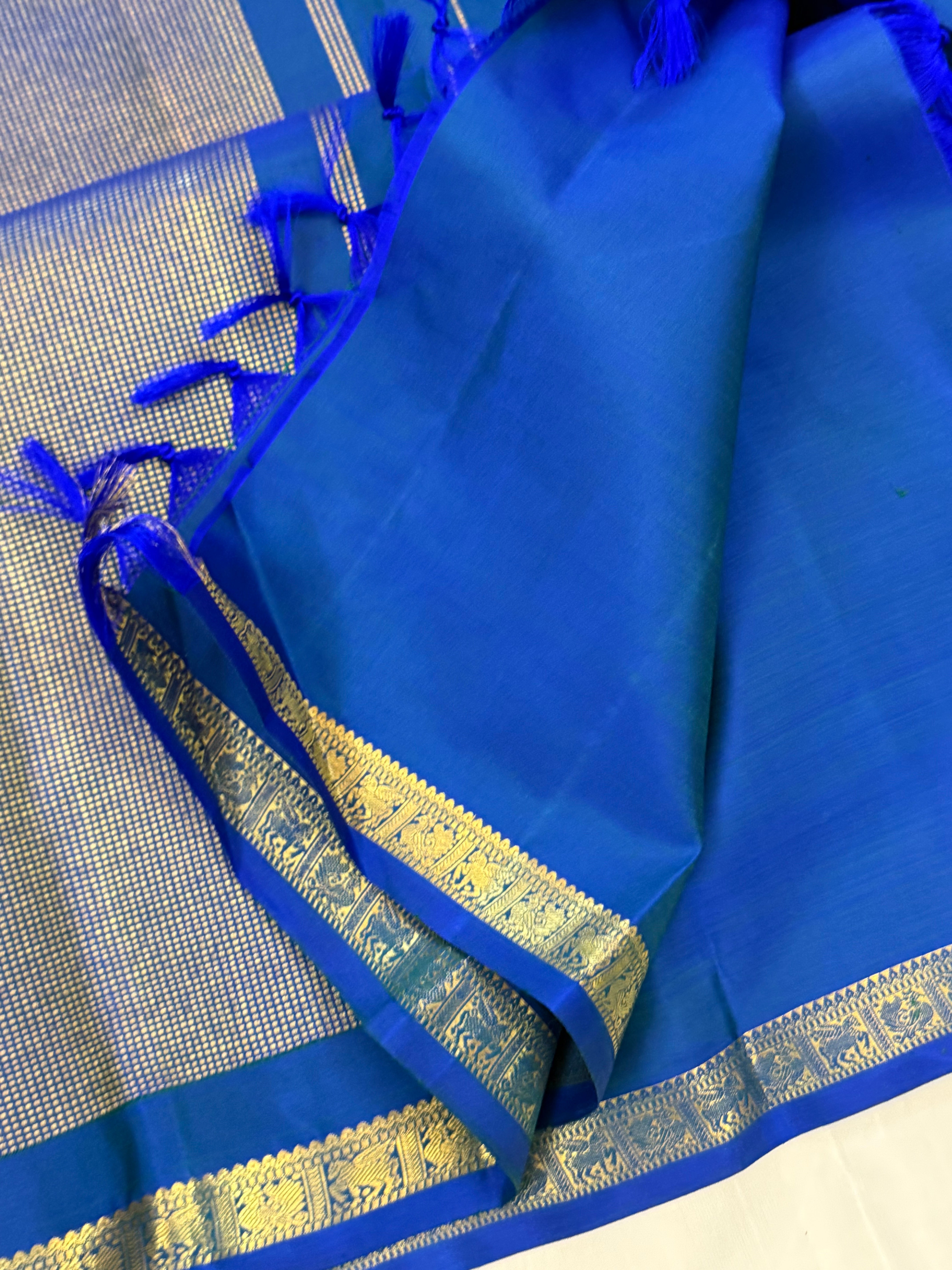 Mayilkazhuthu Kili border 2g Kanjipuram silk CLSA 11019