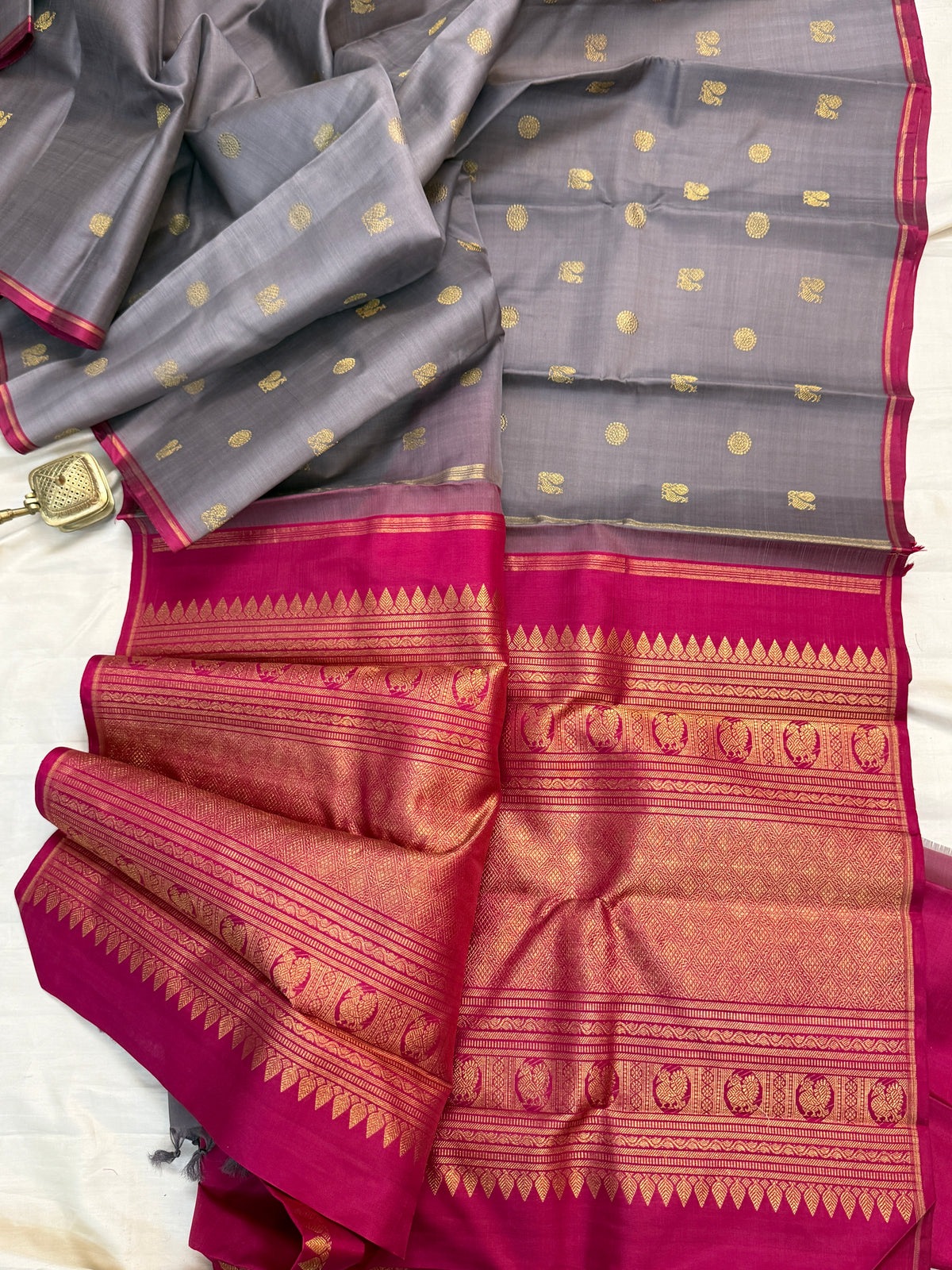 Organza / pure Zari Kanjipuram clsa12535