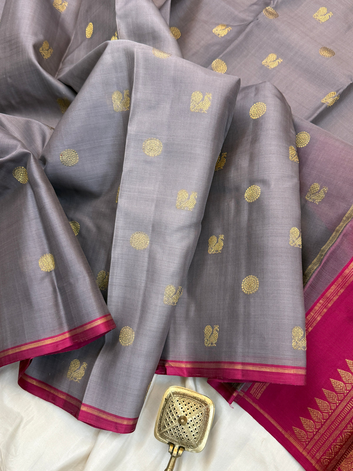 Organza / pure Zari Kanjipuram clsa12535