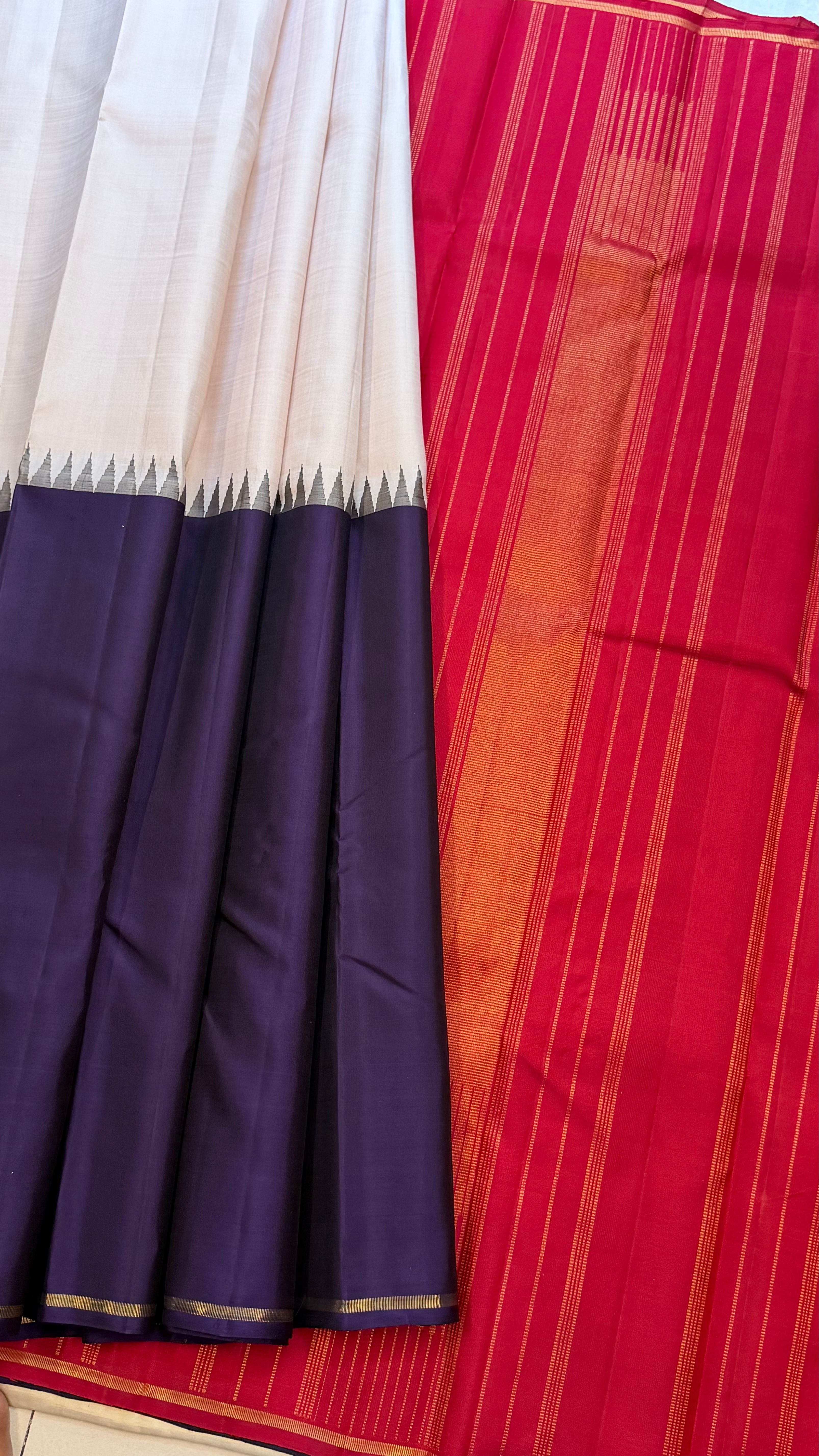half and half korvai / Kanjipuram silk