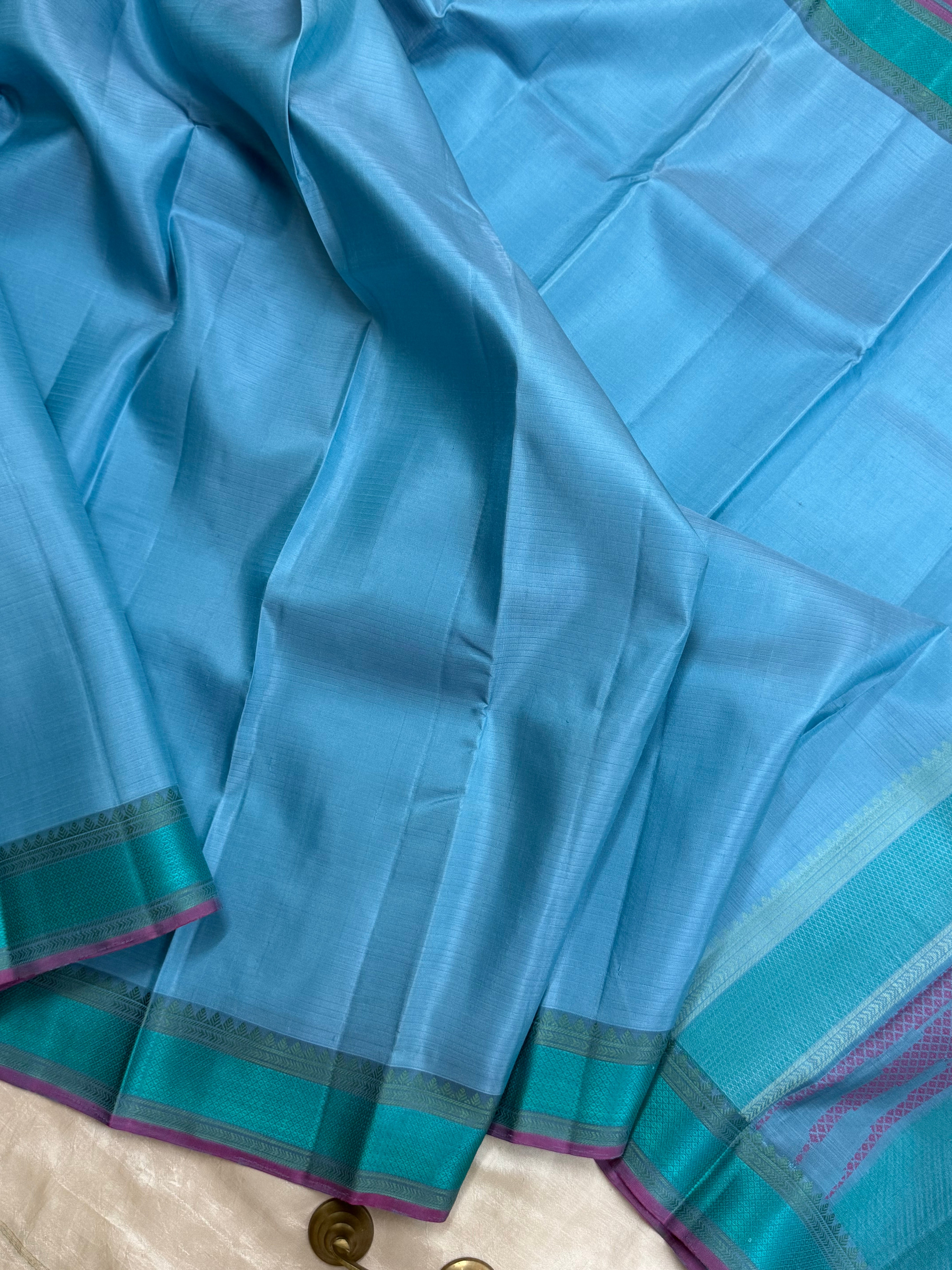 Sky blue / Varnangal Soft Silk