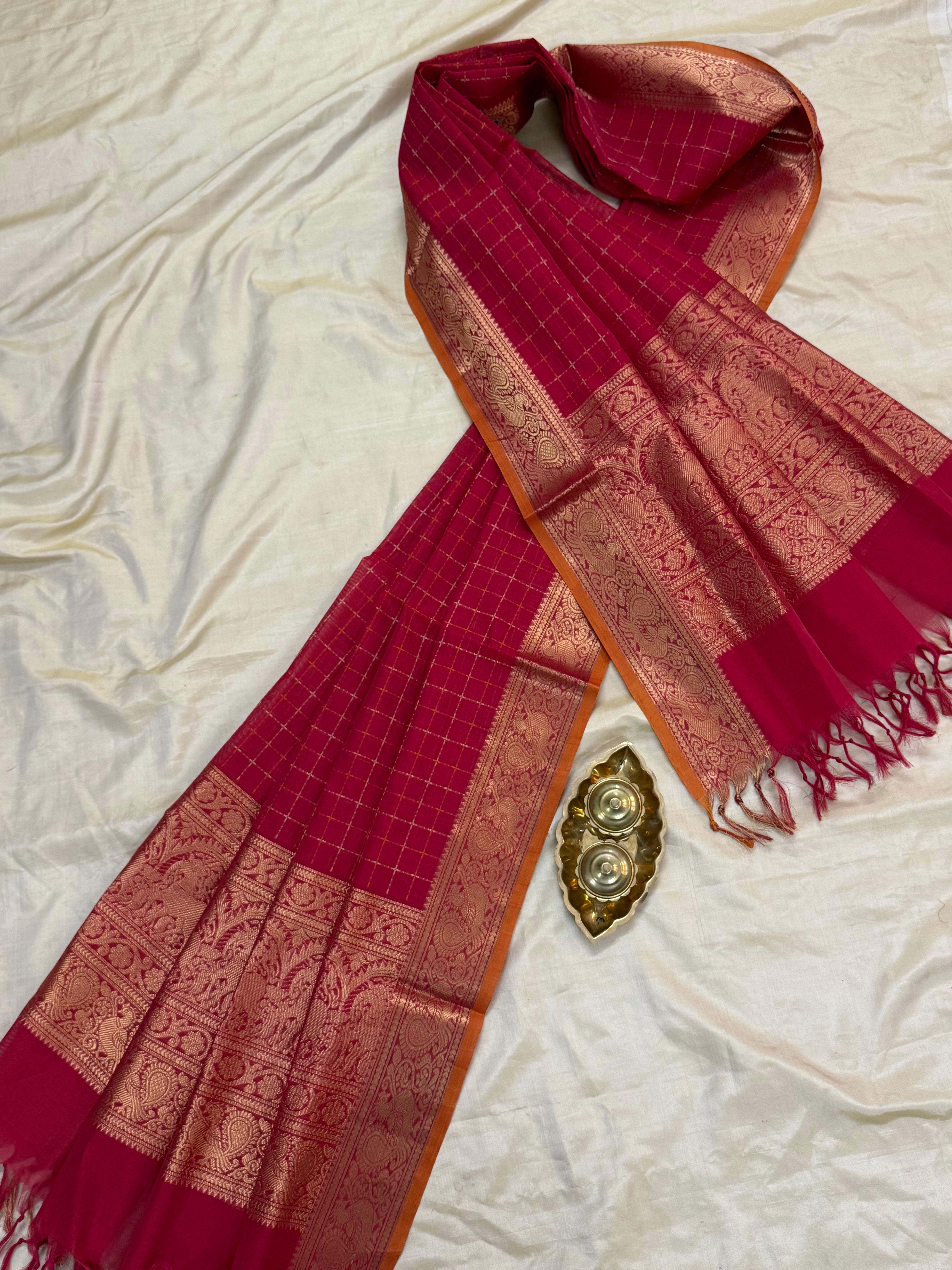 DUPPATTA IN PURE SILK COTTON/CLSA10783