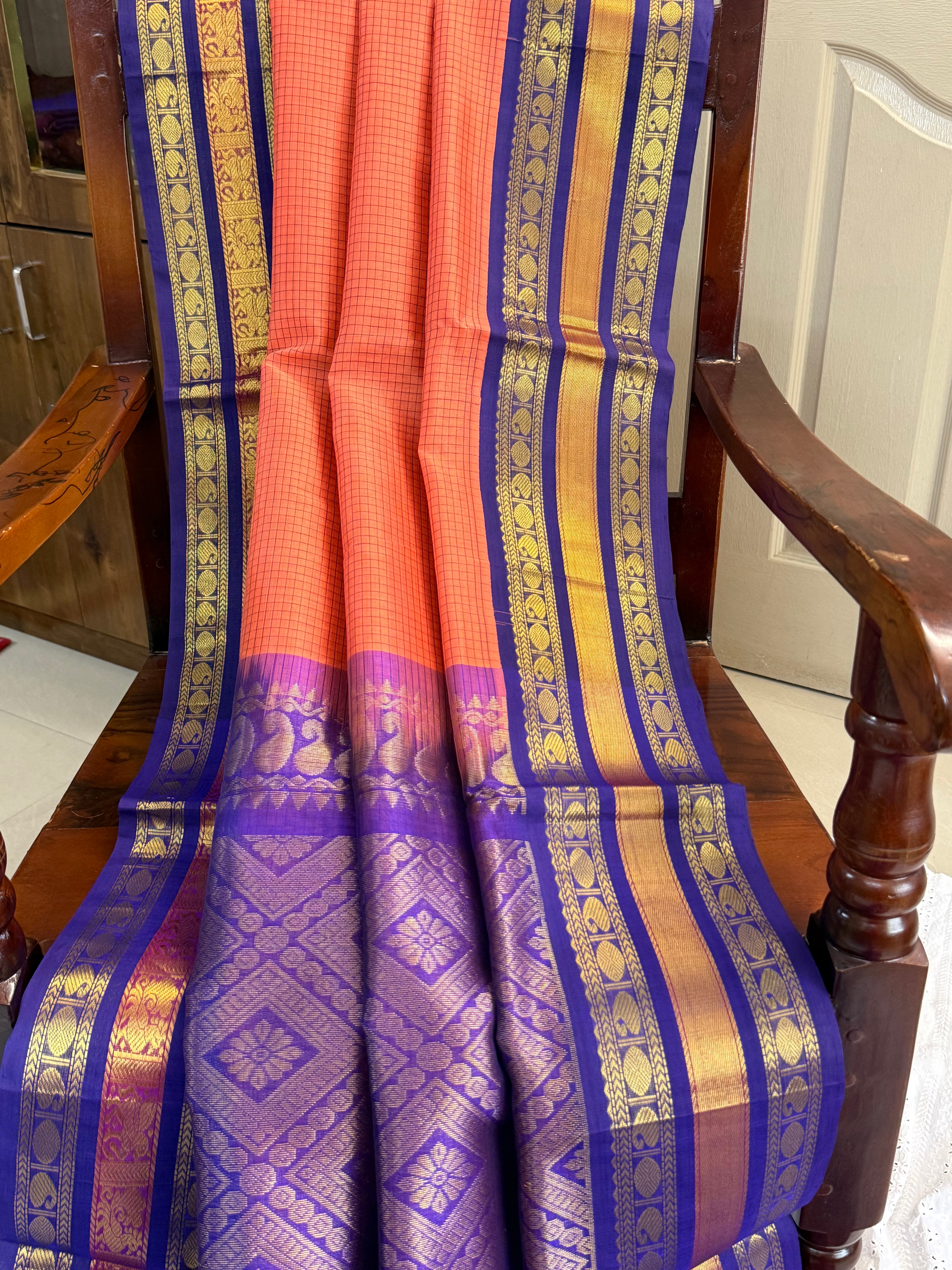 Kanagabaram varisapet border/ Silk Cotton