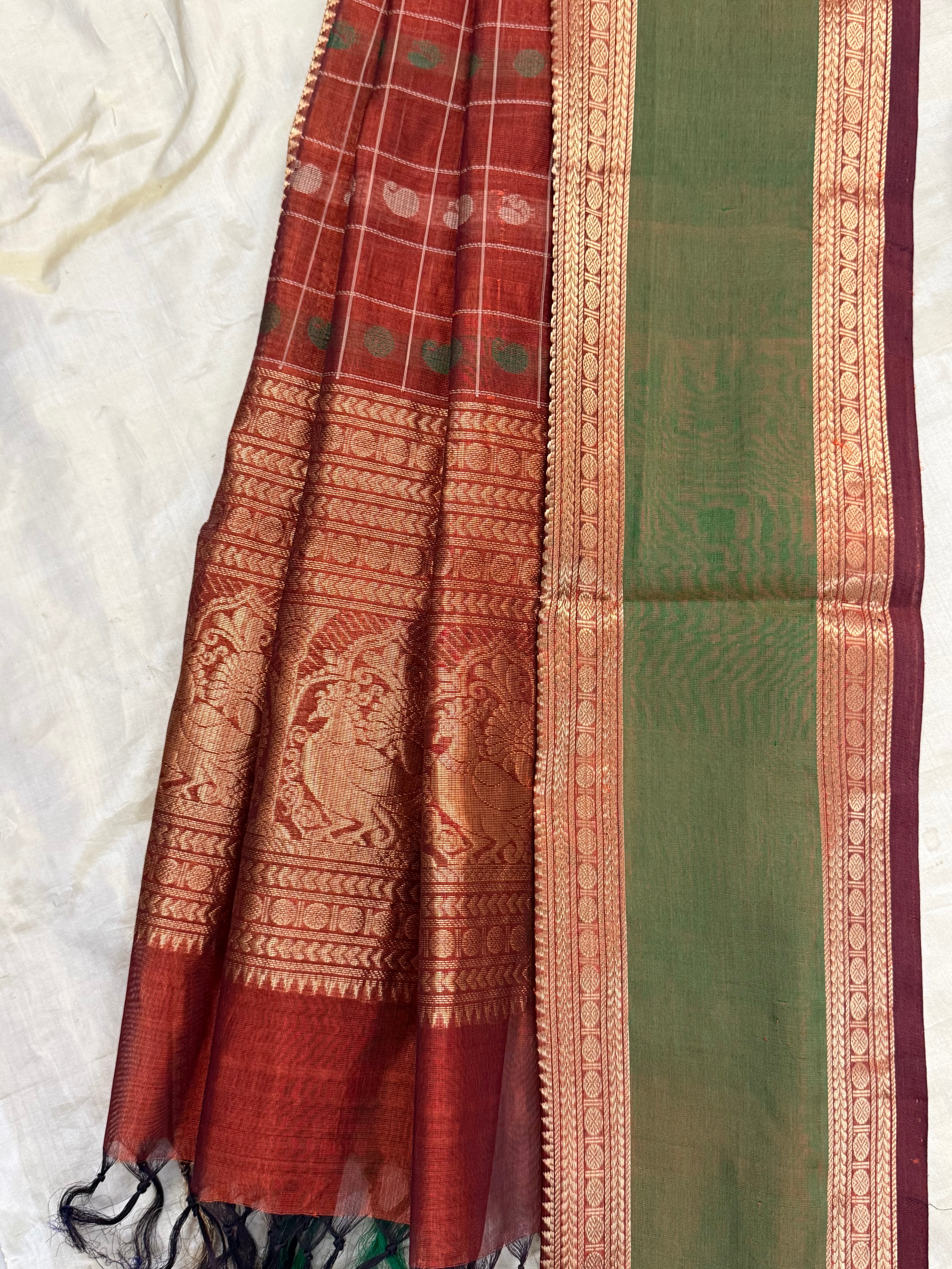 DUPPATTA IN PURE SILK COTTON/CLSA10800