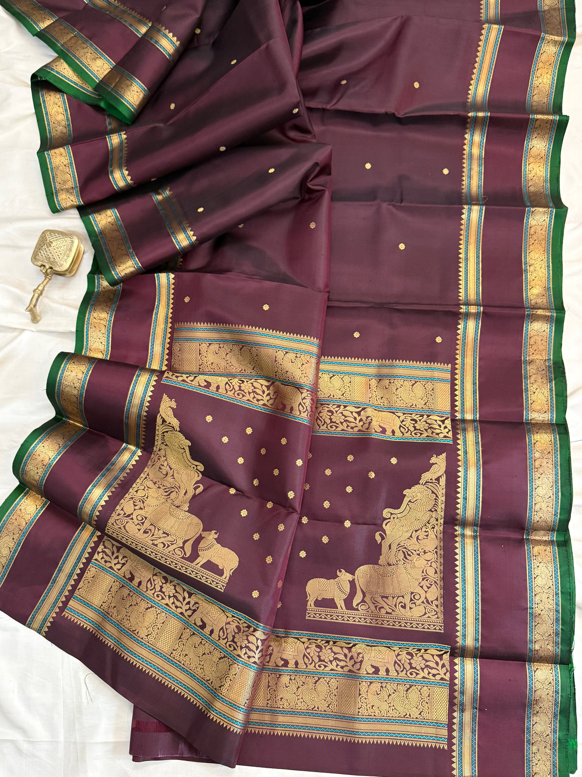 special edition- unique pallu and pure silk sarees clsa 12569