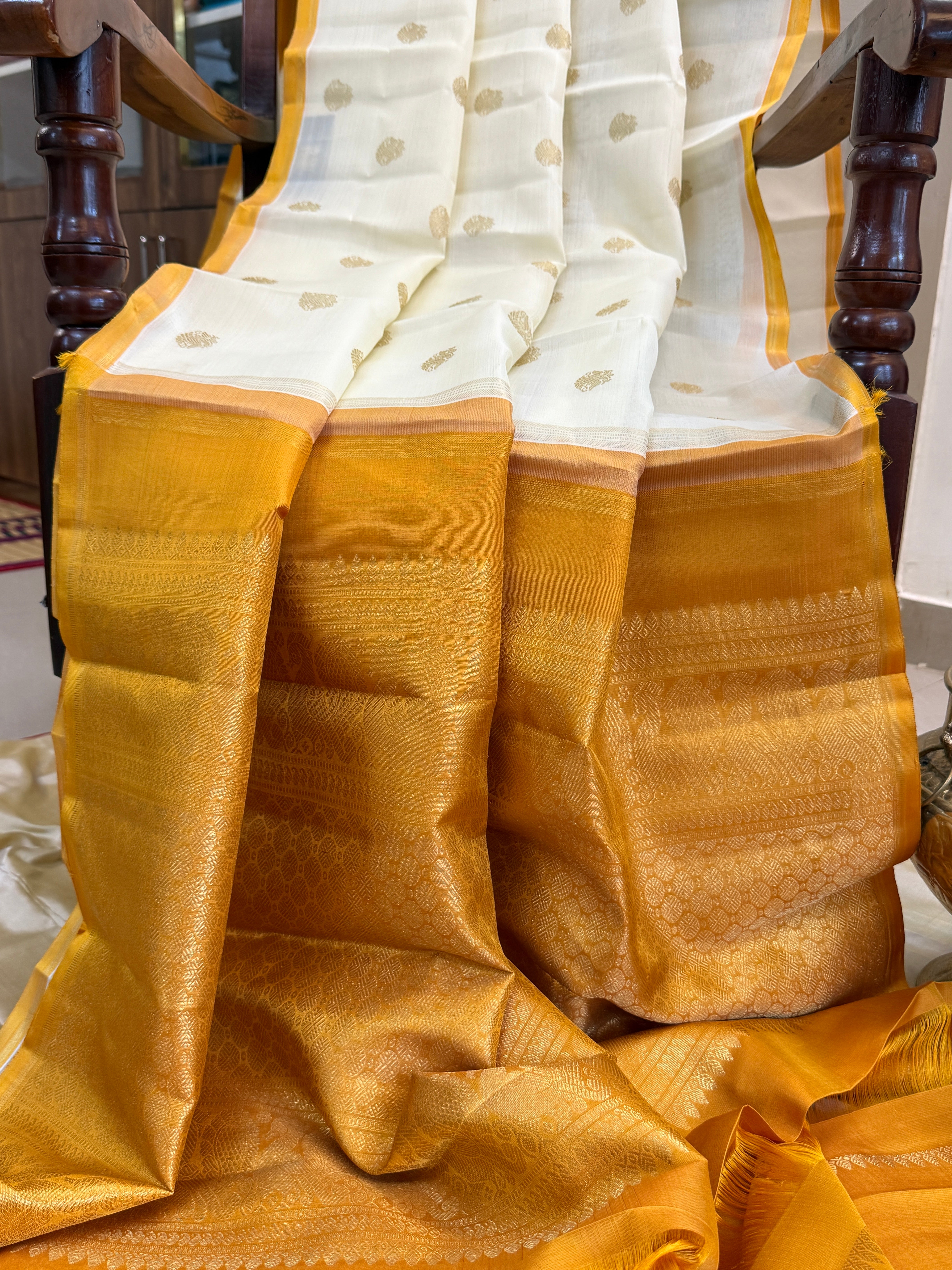 Organza silk saree / clsa 11134