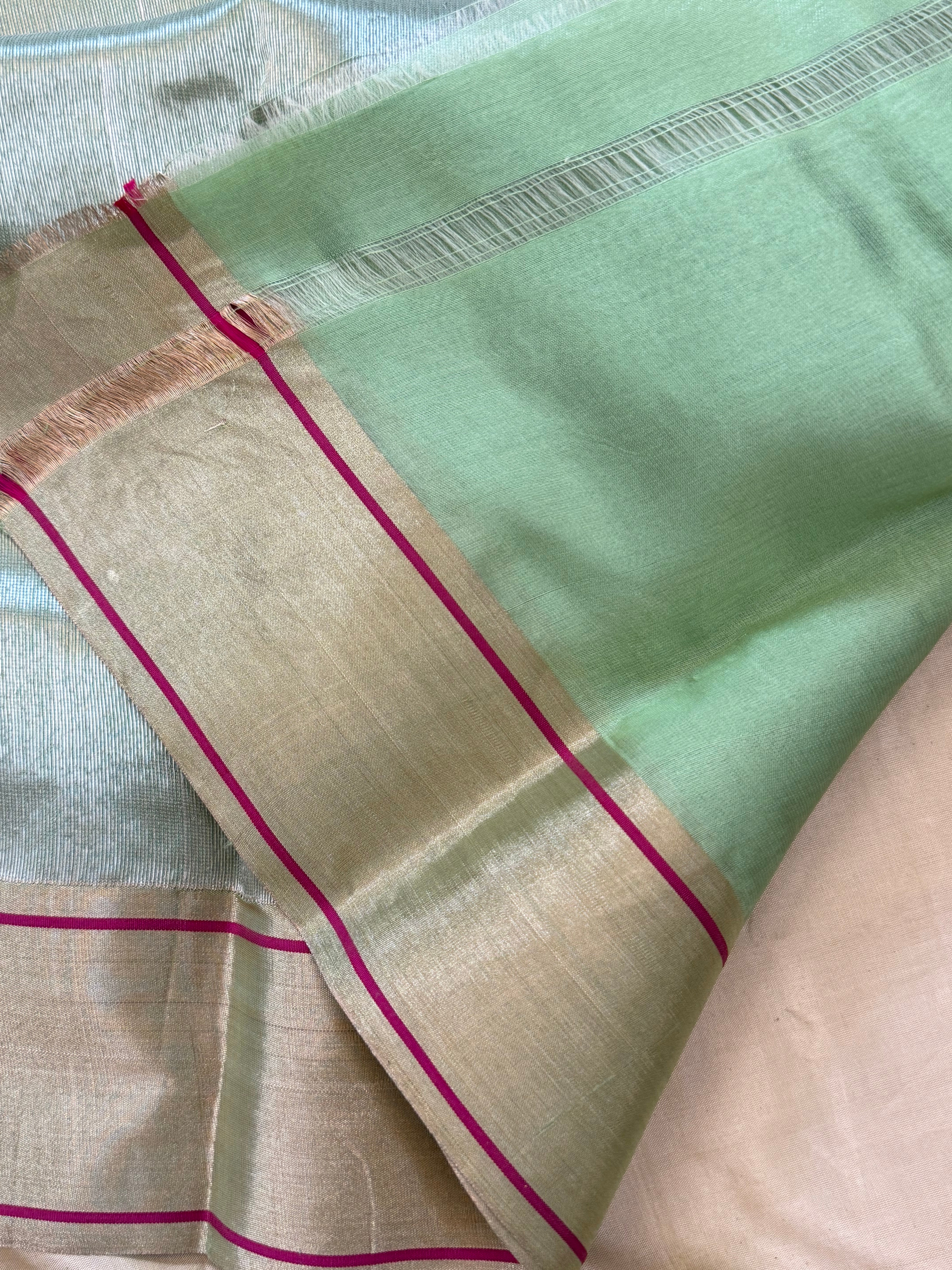 Pastel green / Chanderi silk CLSA10879