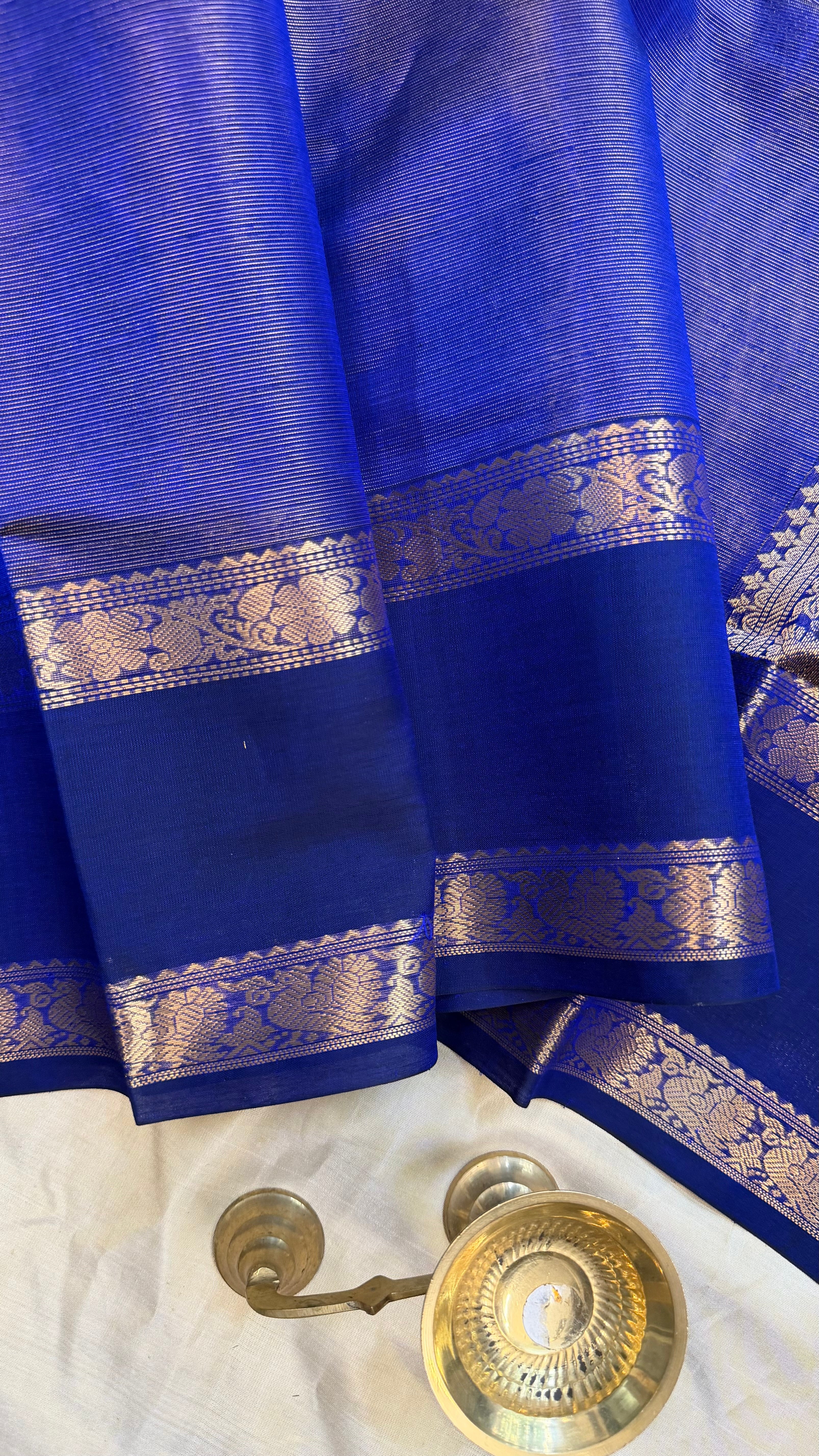 Ms blue vairaoosi/ Premium Silk Cotton