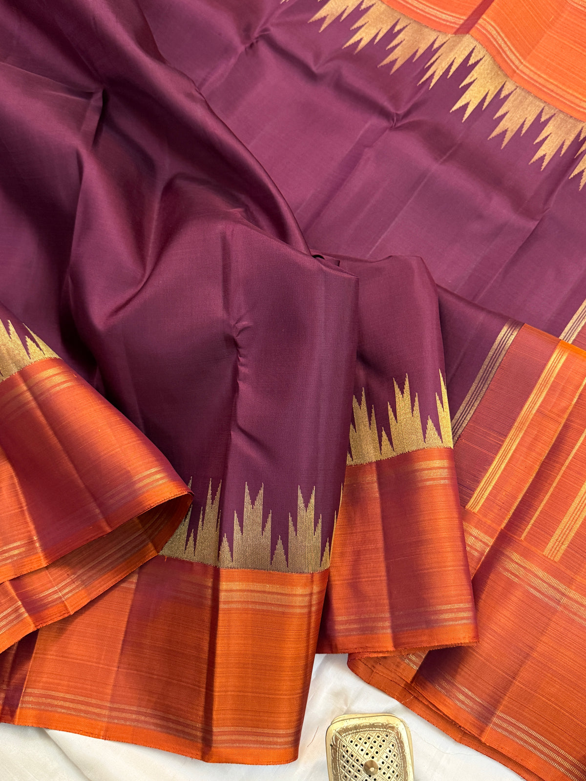 8 kol Paaku /Kanjipuram silk saree clsa 11962