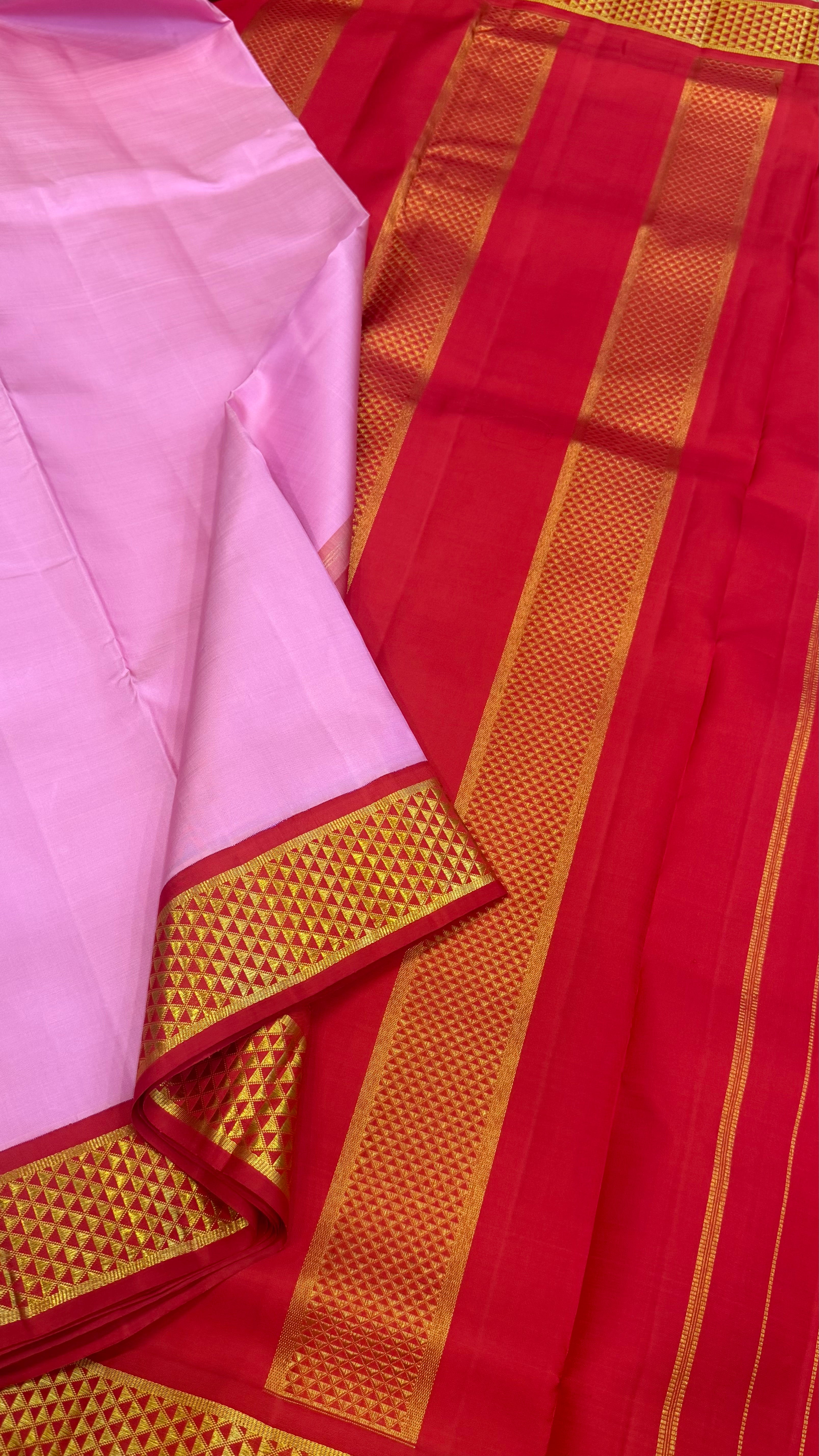 10 yards korvai Kanjipuram silk