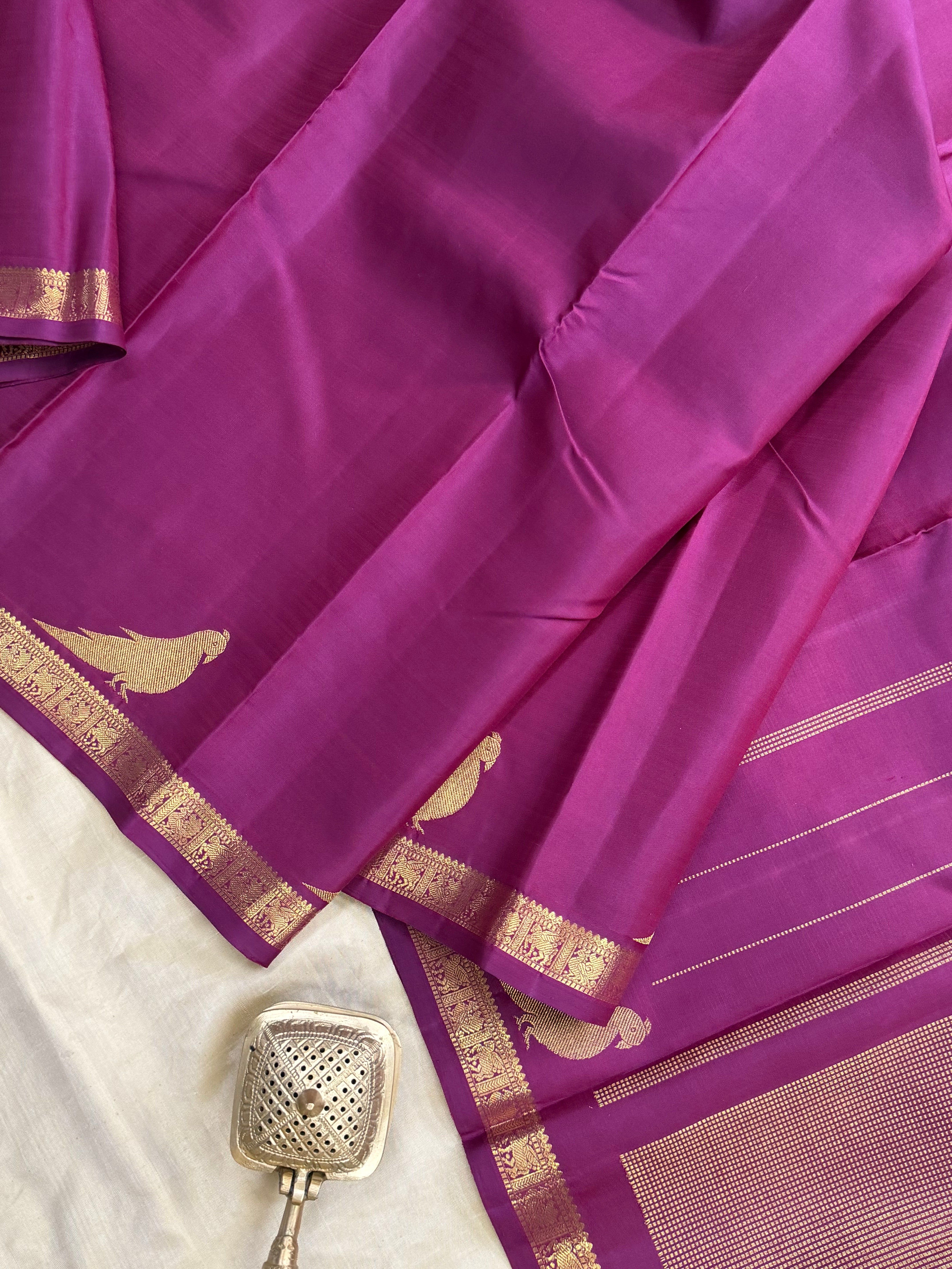 Paaku Kili border / Budget friendly Kanjipuram silk sarees