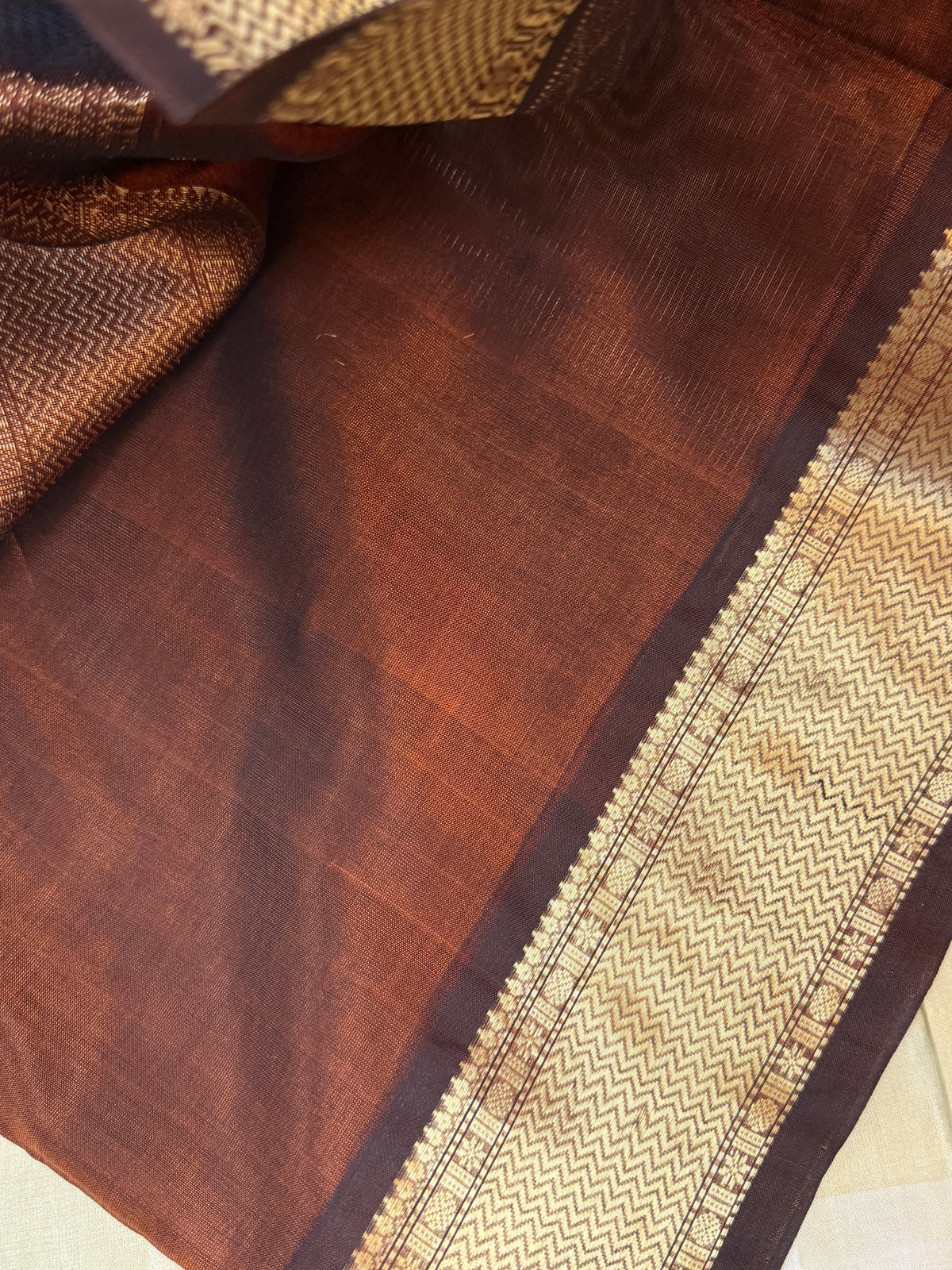 Premium silk cotton vairaoosi yazhli butta/ clsa 12392